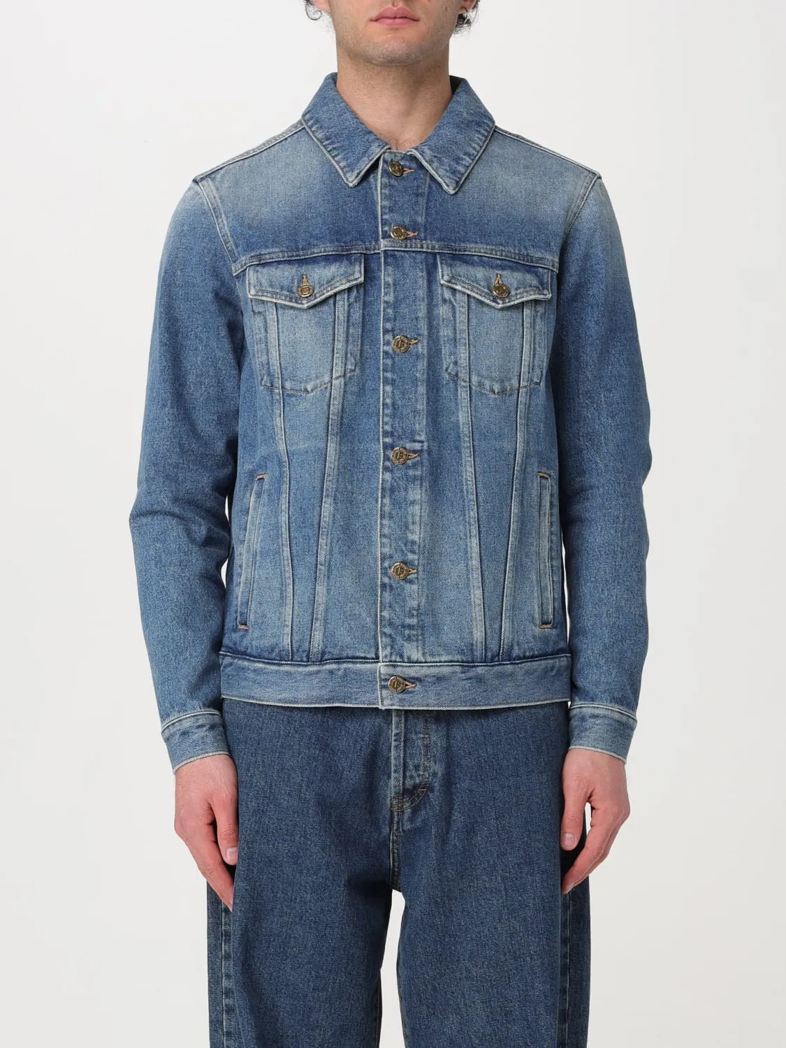 Giubbotto Golden Goose in denim di cotone