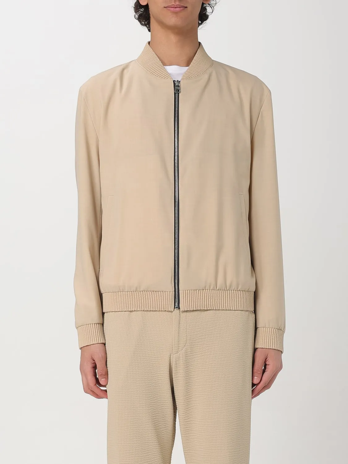 Bomber Hugo in misto lino