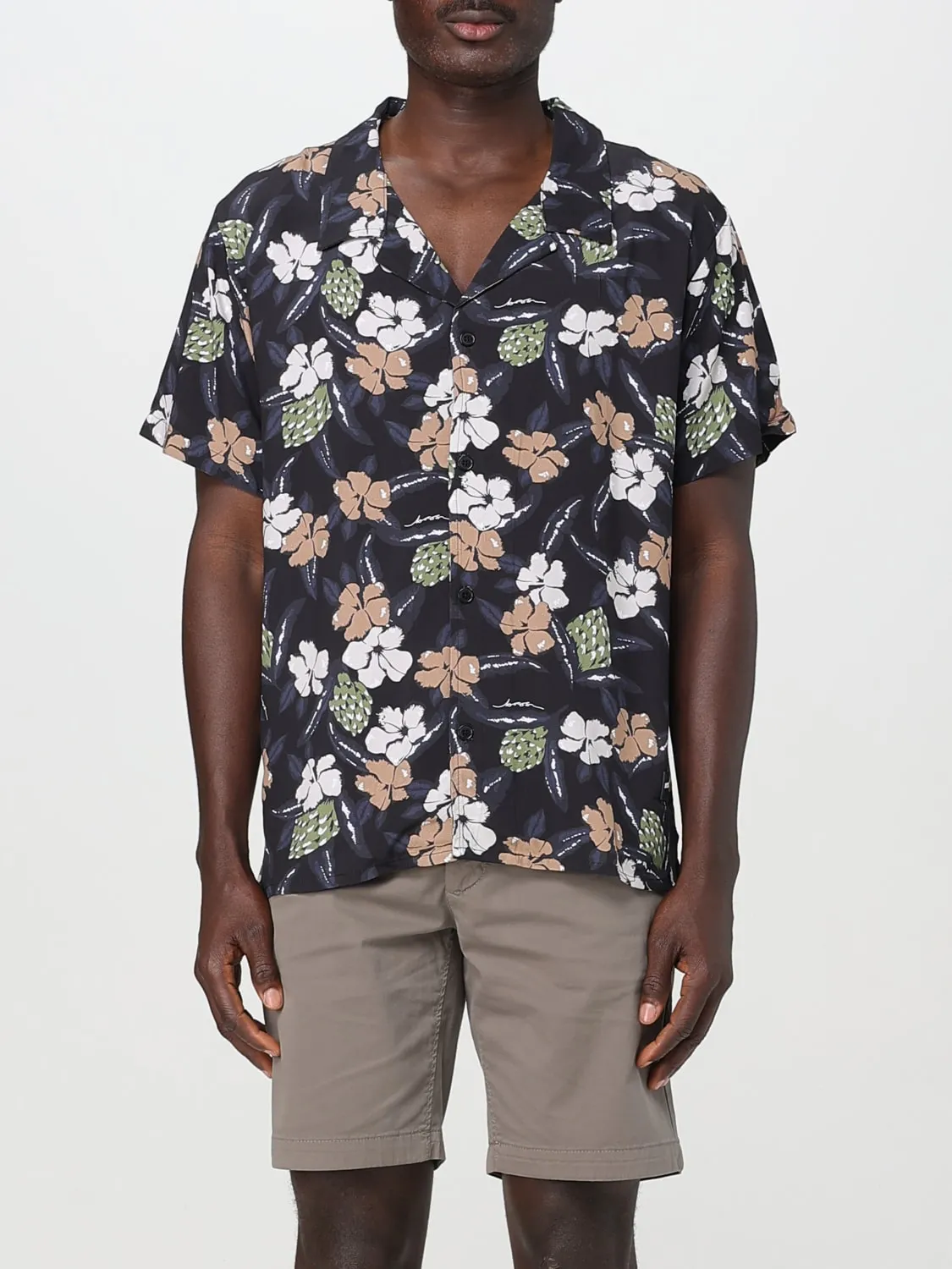 Camicia casual Hugo in cotone con stampa floreale