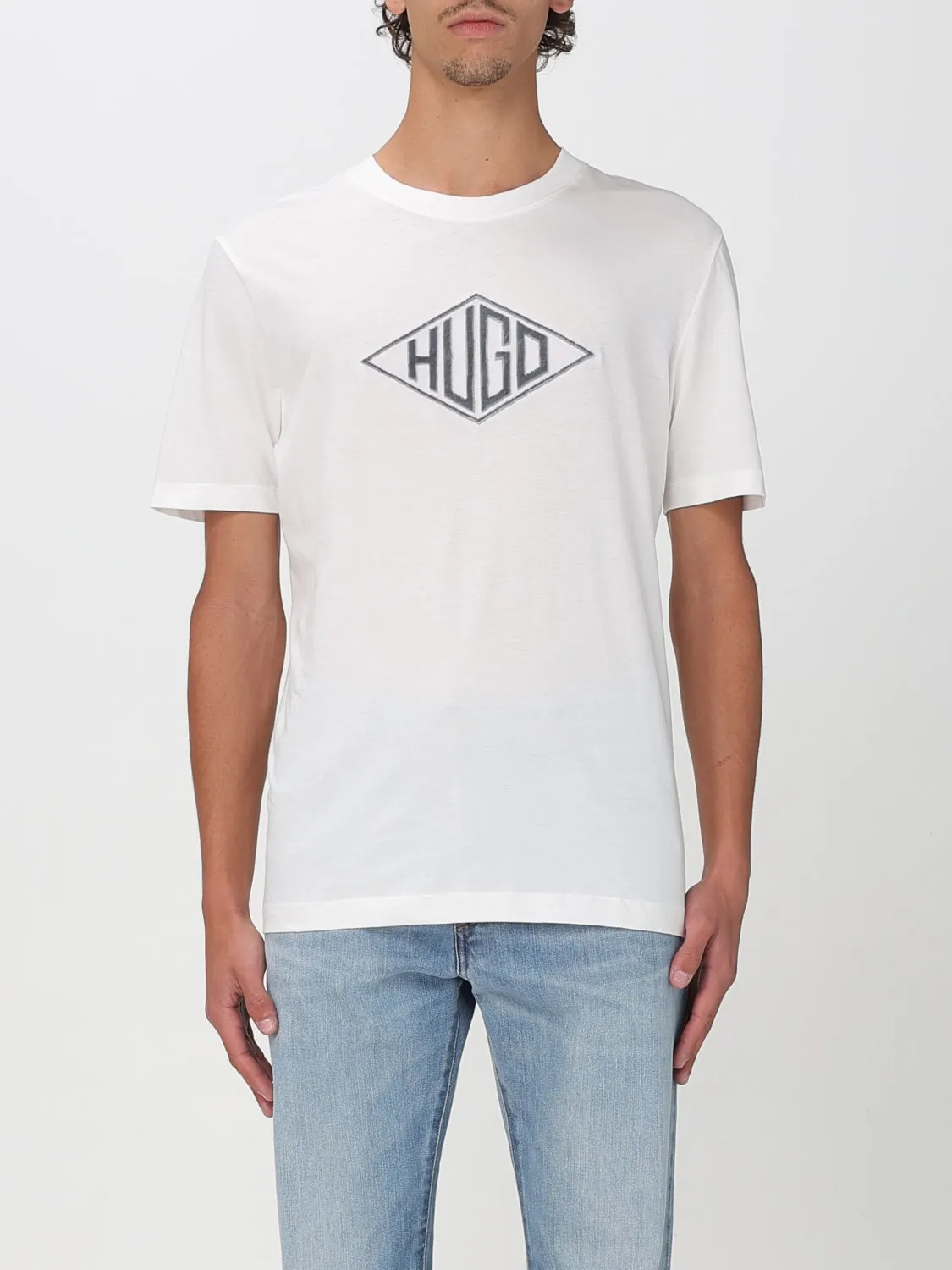 T-shirt basic Hugo in cotone con logo