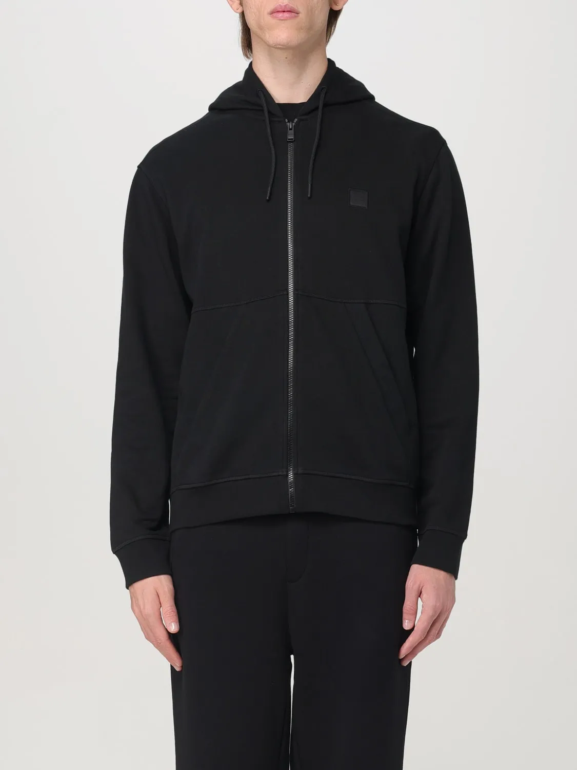 Felpa Hugo in cotone con cappuccio