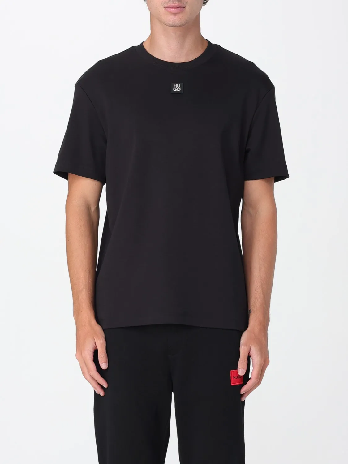 T-shirt basic Hugo in cotone stretch