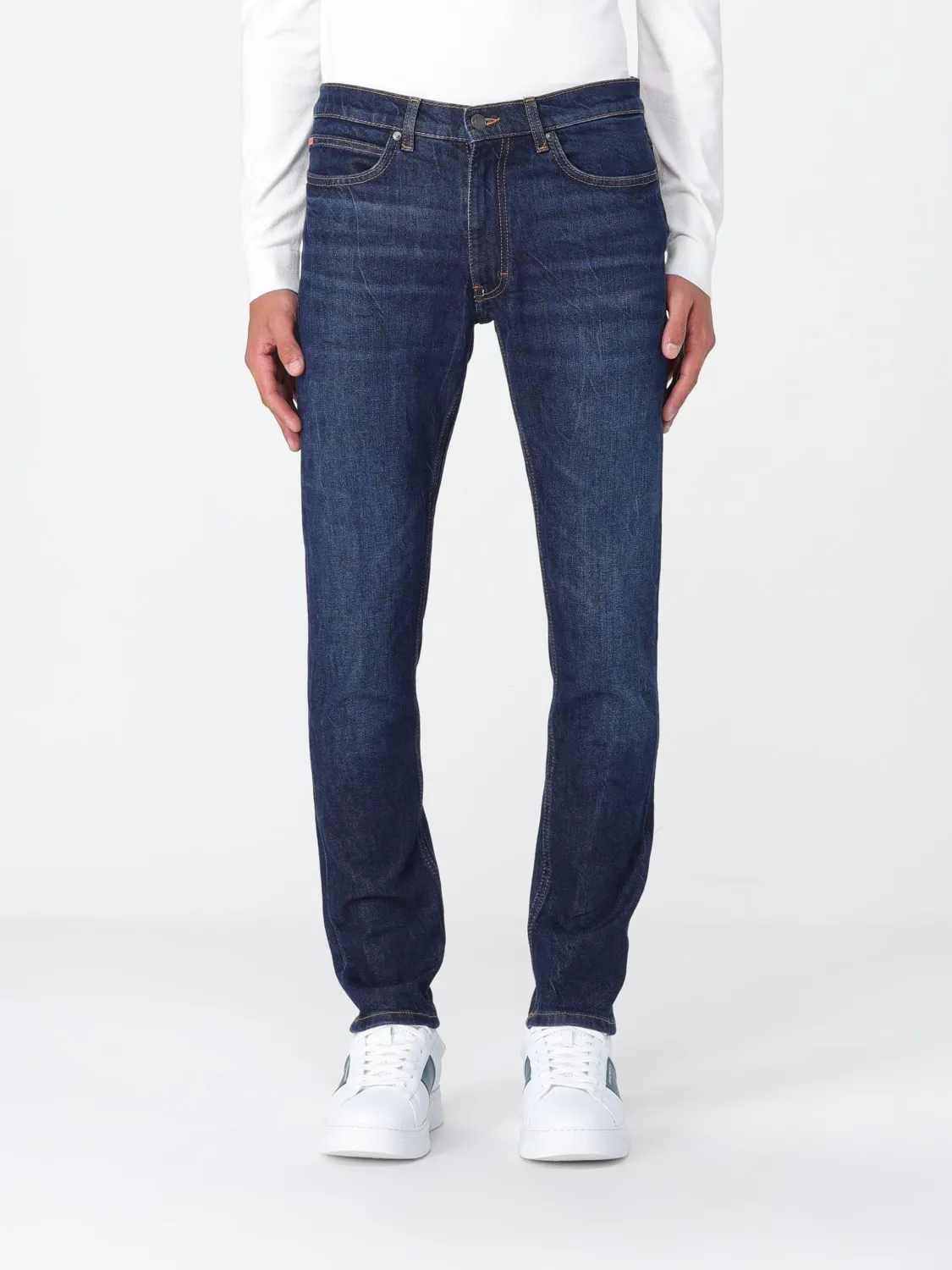 Jeans Hugo in denim di misto cotone