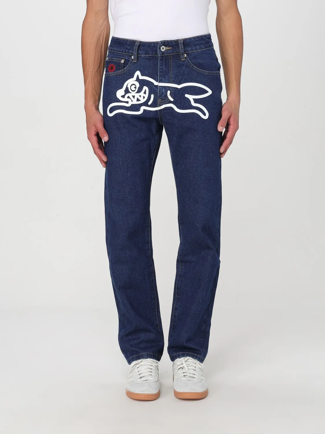 Jeans Icecream in denim con stampa