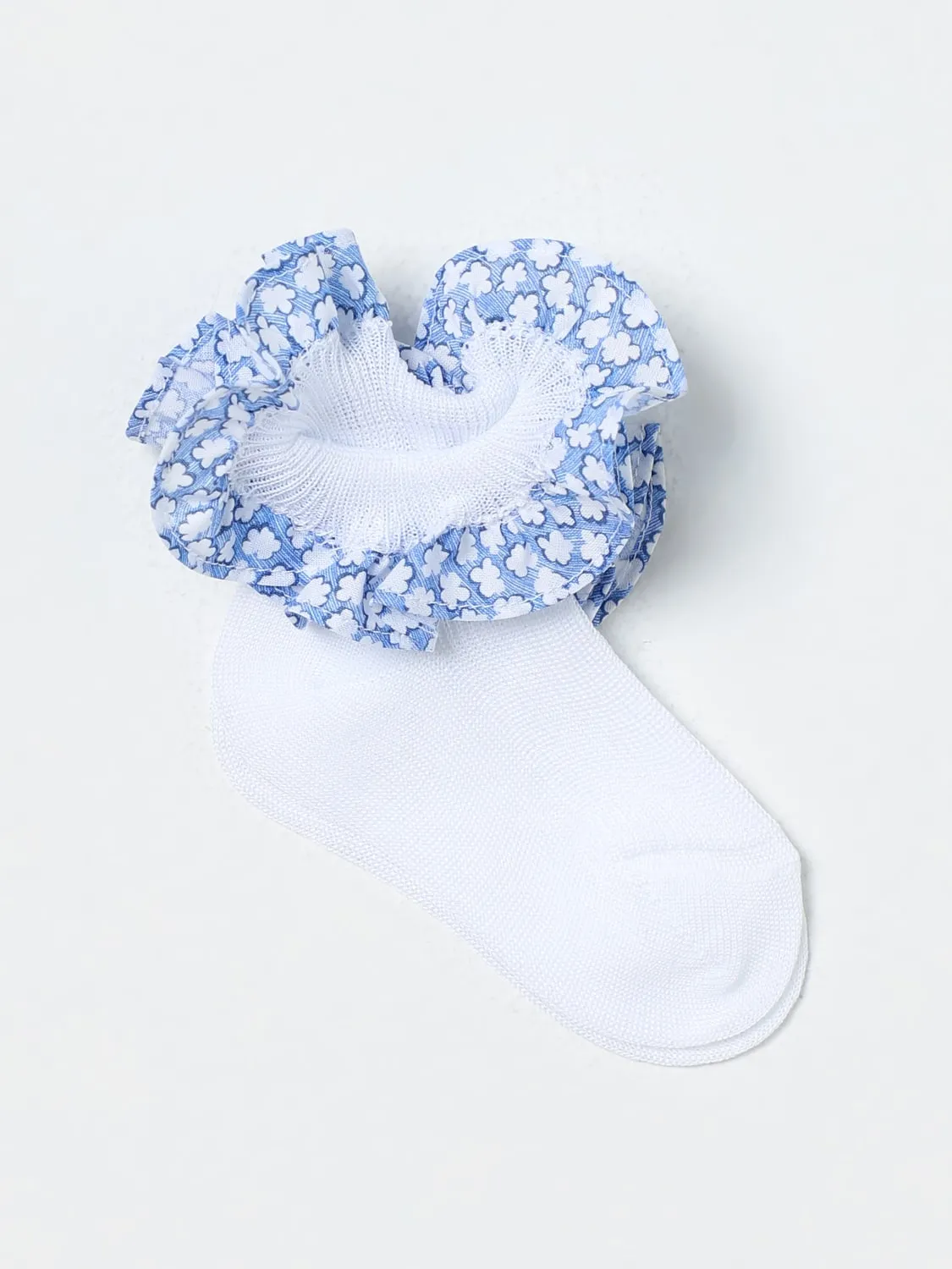 Calze Il Gufo in cotone stretch con volant