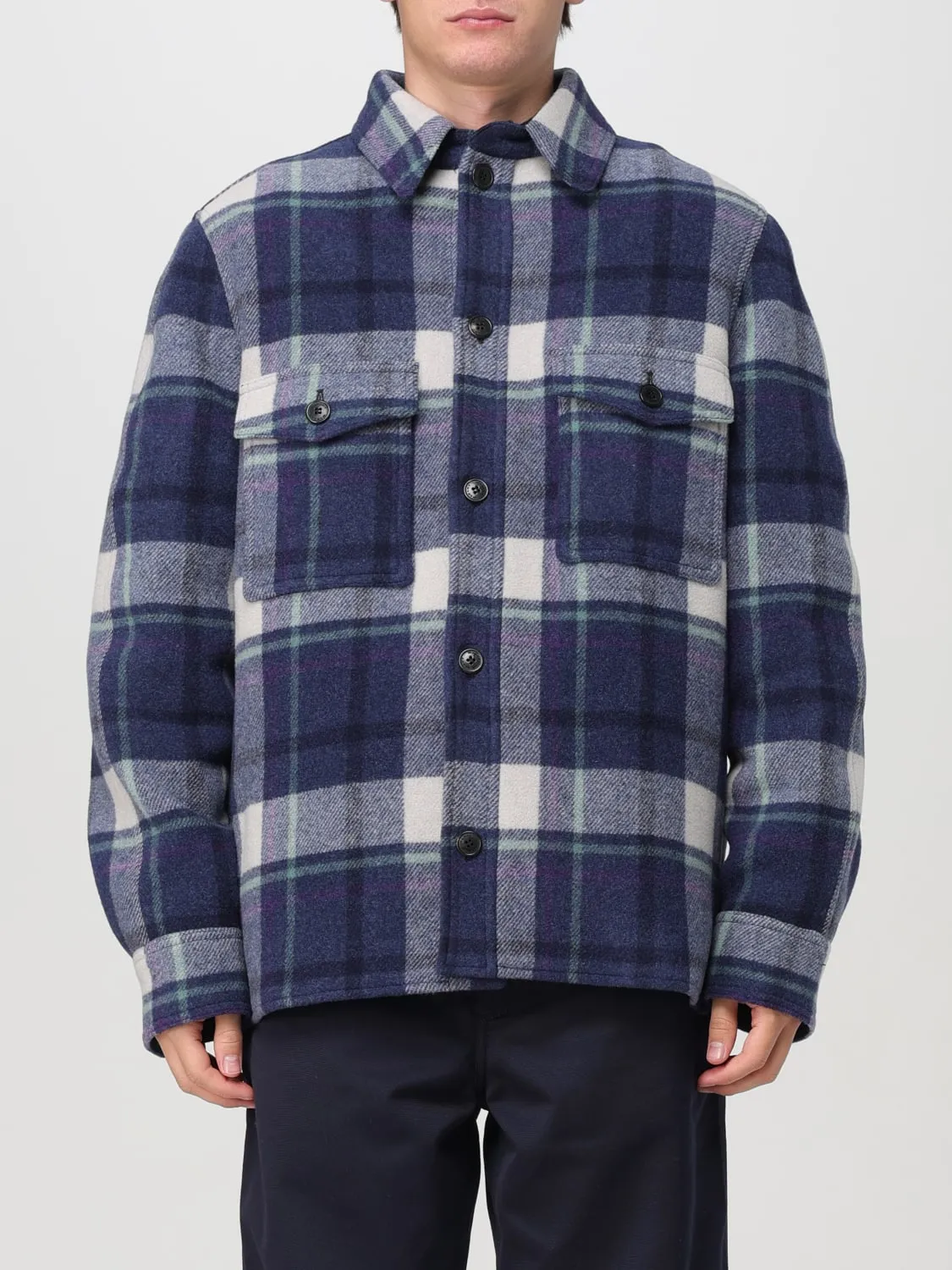 Giacca-camicia a quadri Isabel Marant