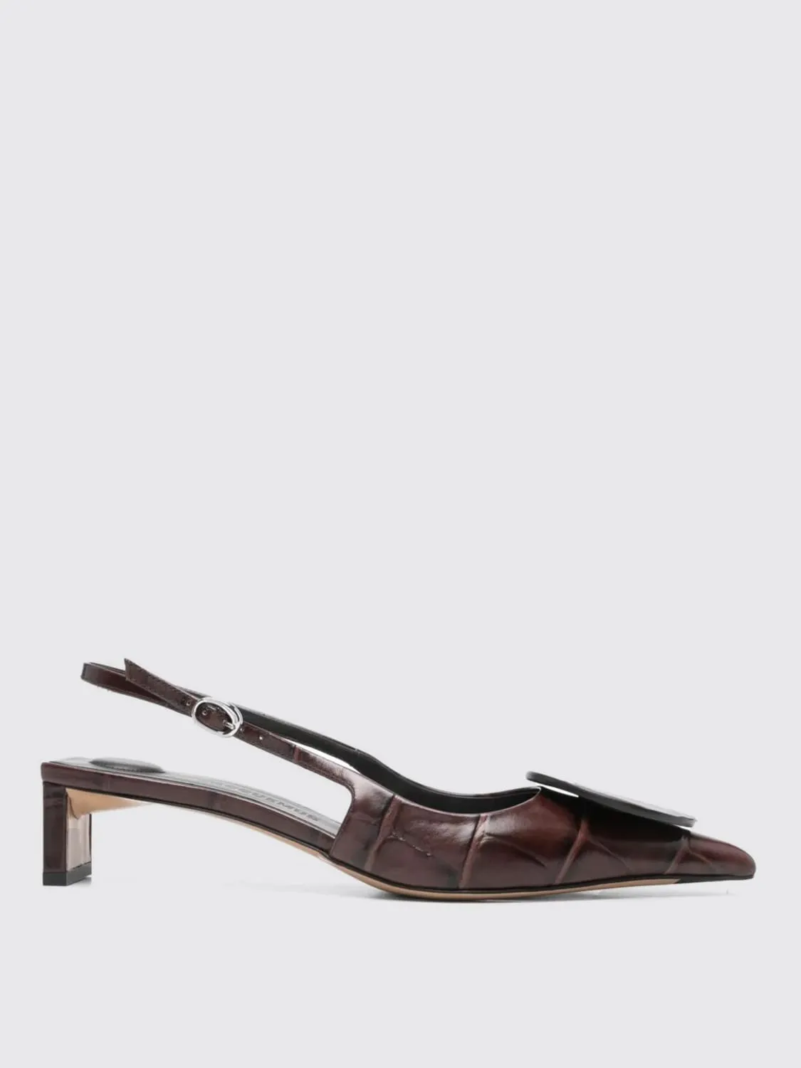 Slingback Les Slingbacks Duelo Jacquemus in pelle stampa cocco
