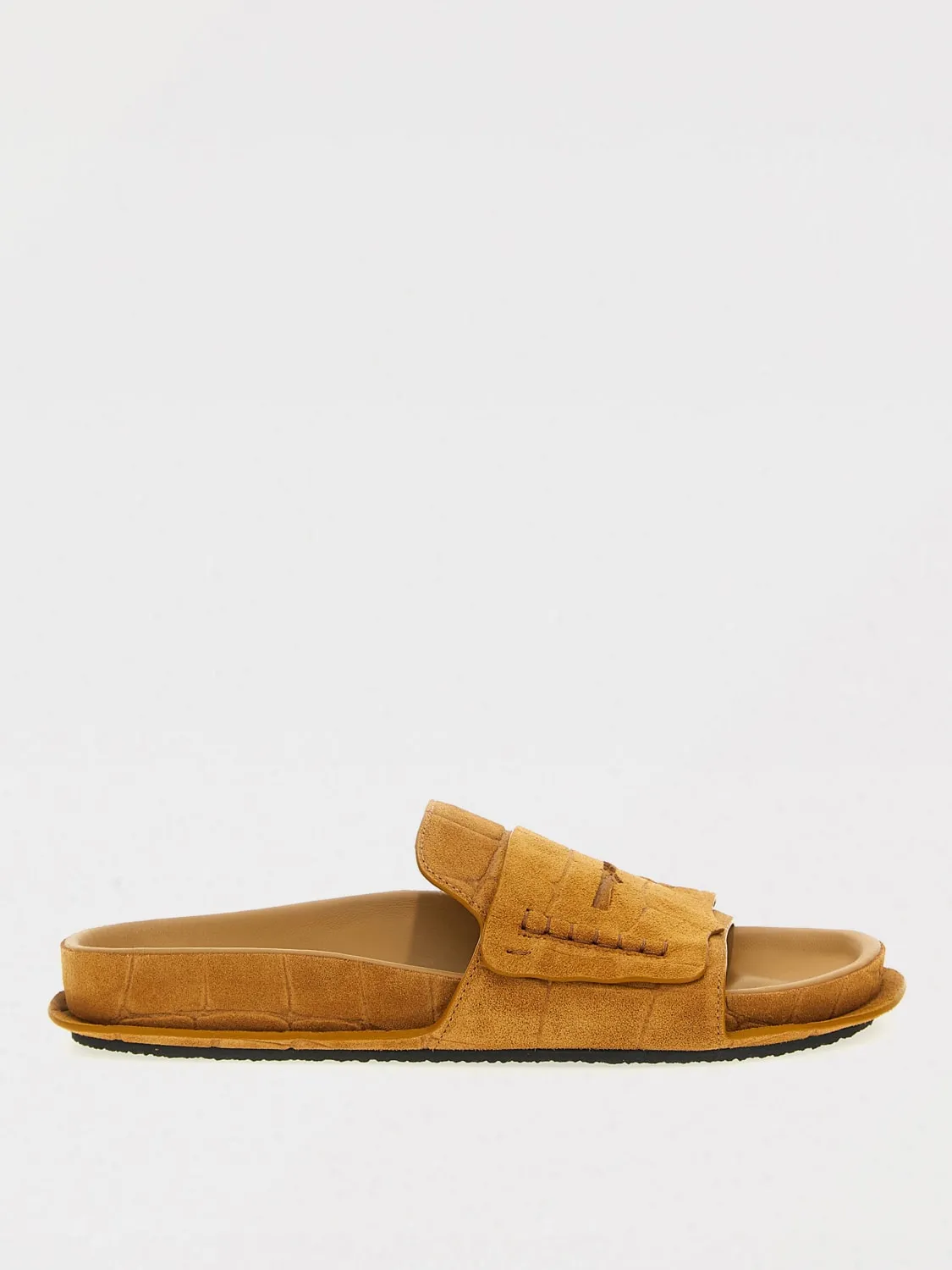 Sliders Les Sandales Jacquemus in camoscio