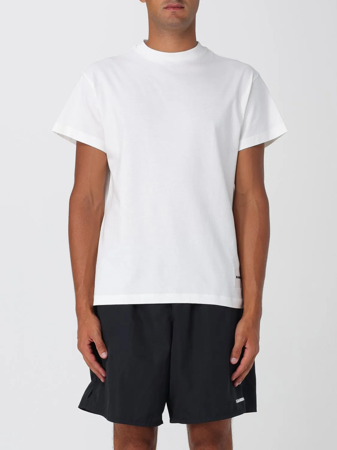 Set 3 t-shirt basic in cotone Jil Sander
