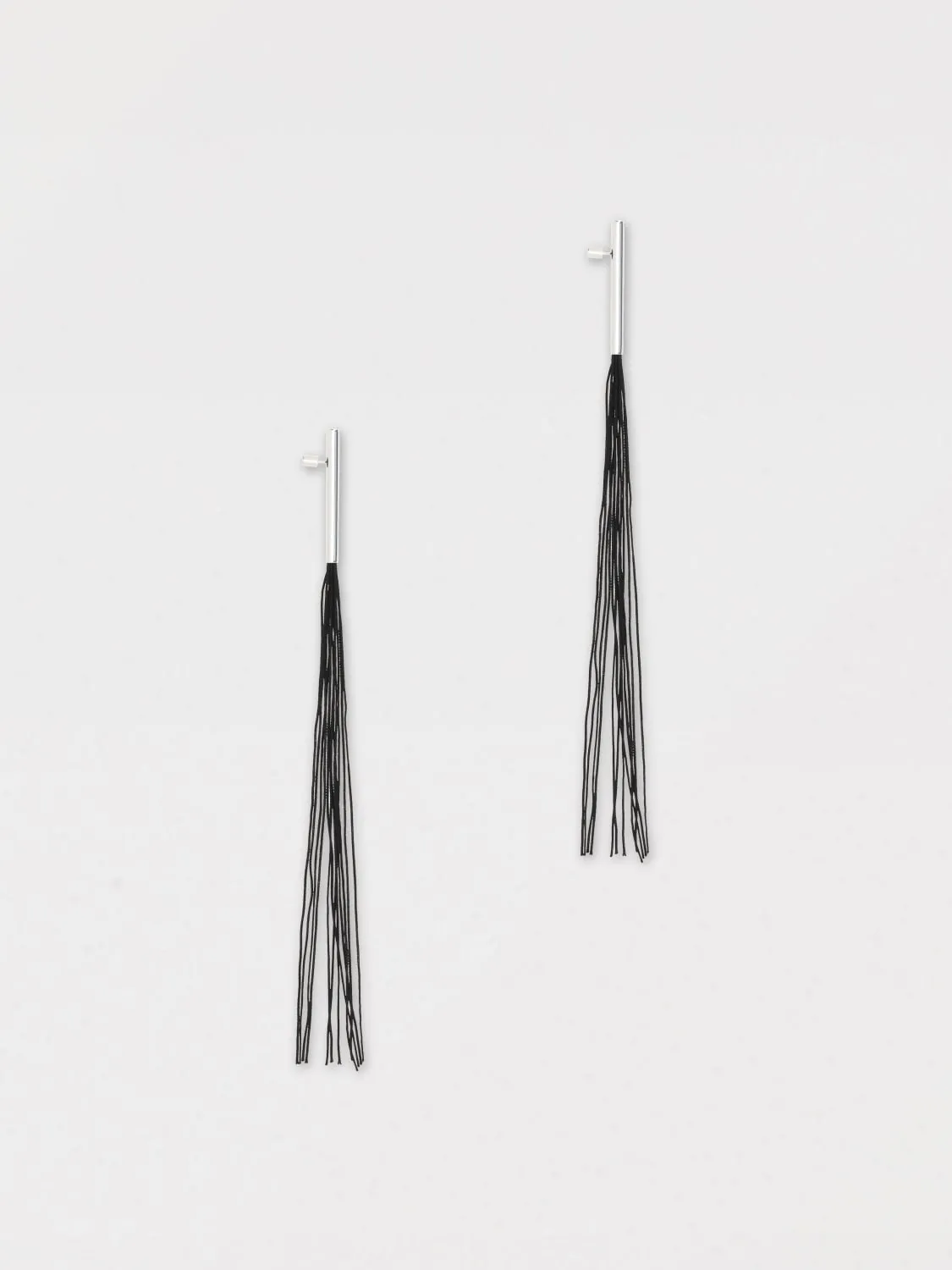 Orecchini Jil Sander in viscosa ed ottone