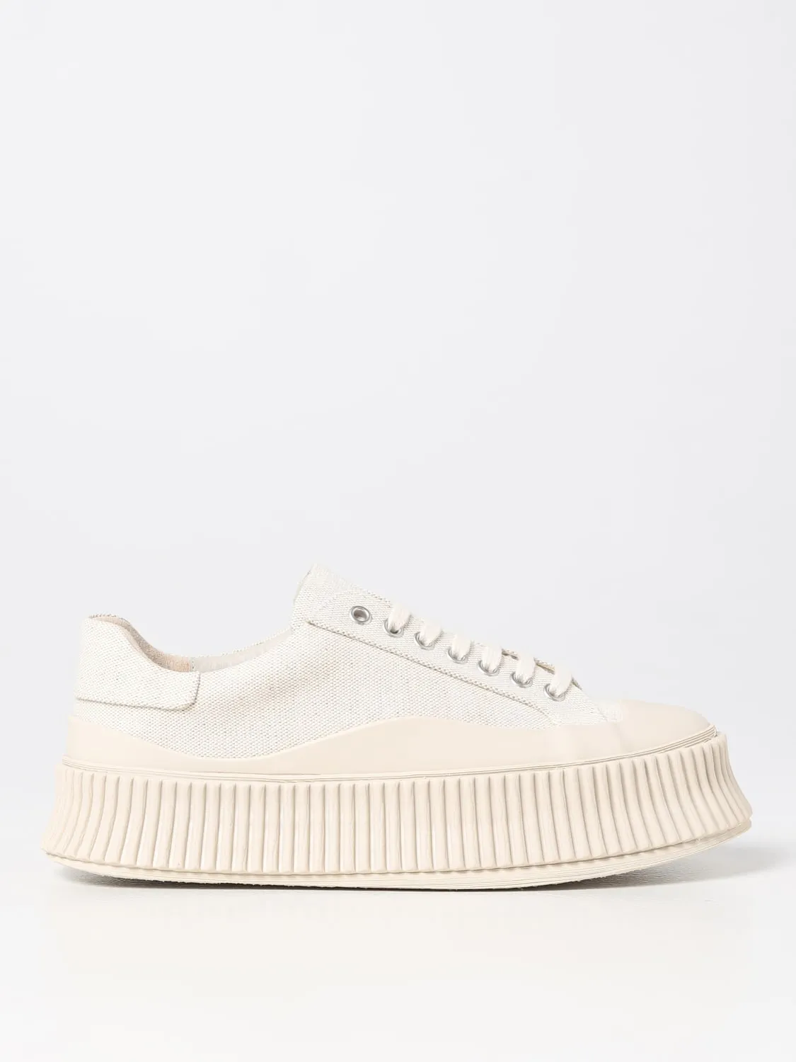 Sneakers Jil Sander in canvas e gomma