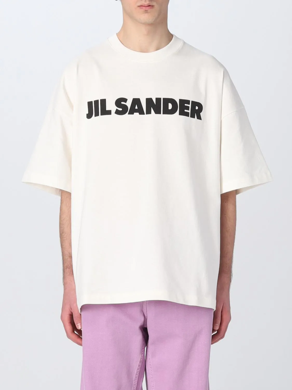 T-shirt oversize Jil Sander con big logo