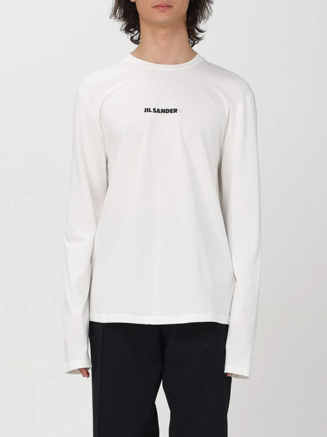 T-shirt con mini logo Jil Sander