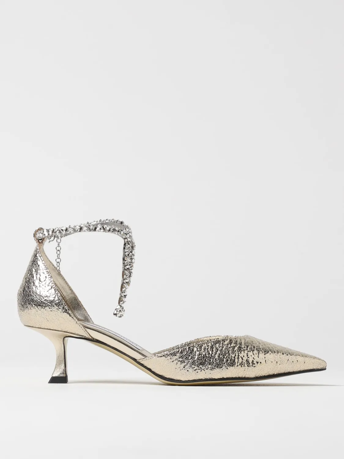 Décolleté Verity Stevie in pelle metallizzata Jimmy Choo