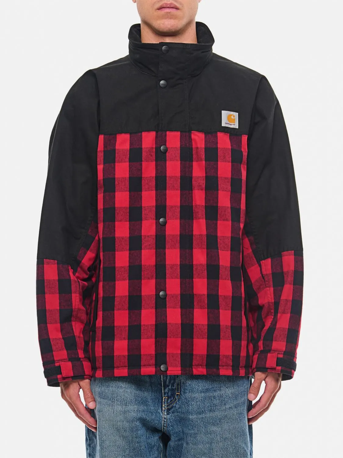 Cappotto Carhartt x Junya Watanabe in cotone check