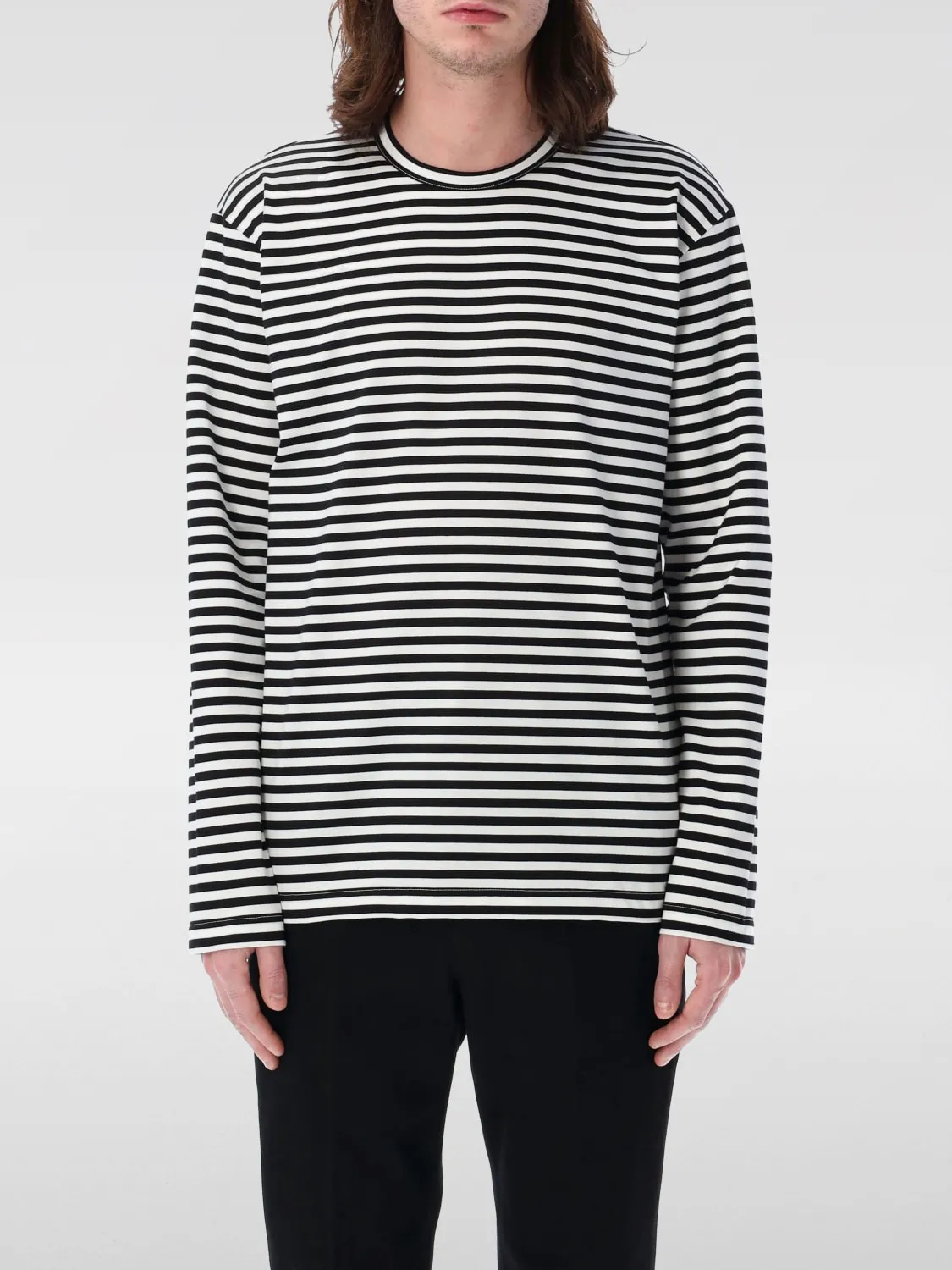 T-shirt in cotone a righe Junya Watanabe