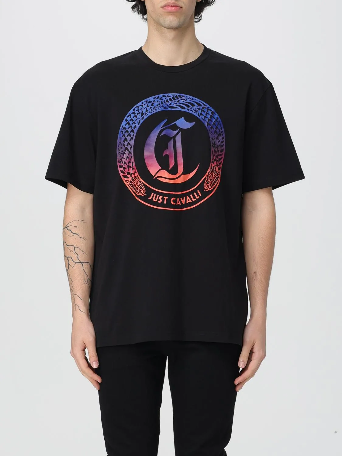 T-shirt Just Cavalli in cotone con logo