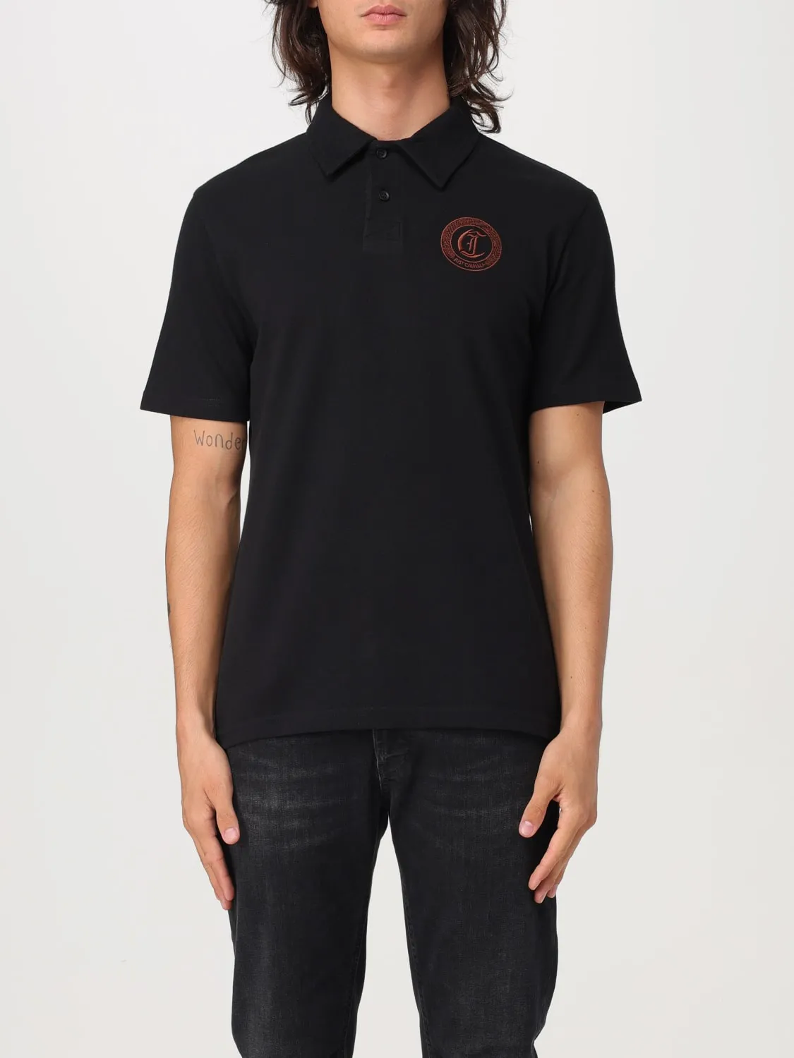 Polo Just Cavalli in cotone con logo