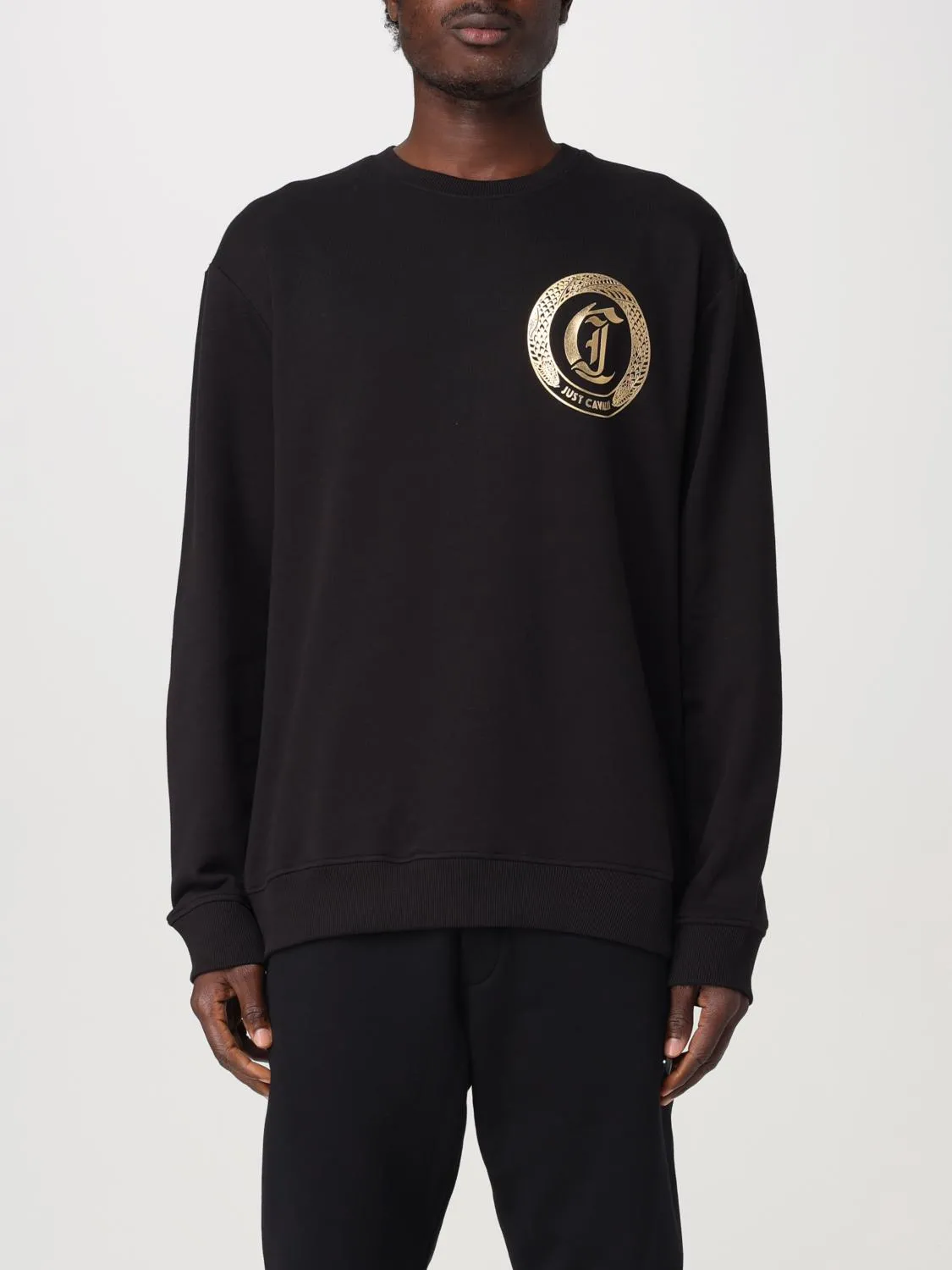 Felpa con logo Just Cavalli