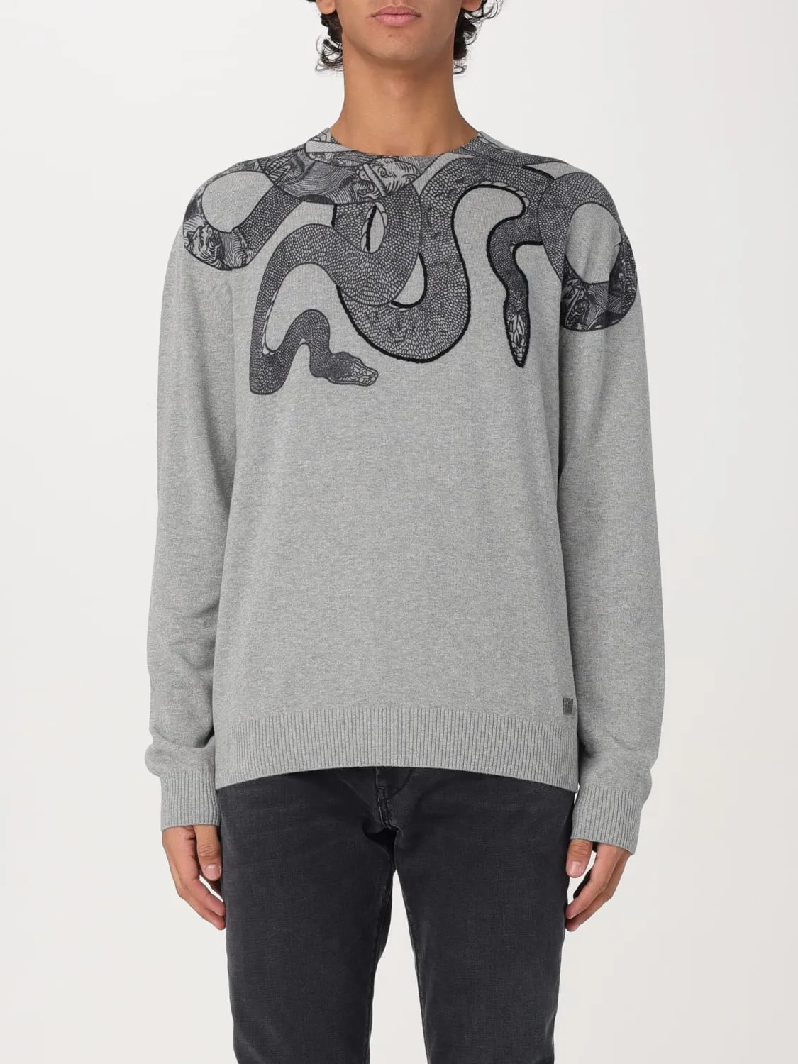 Pullover Just Cavalli in maglia di cotone