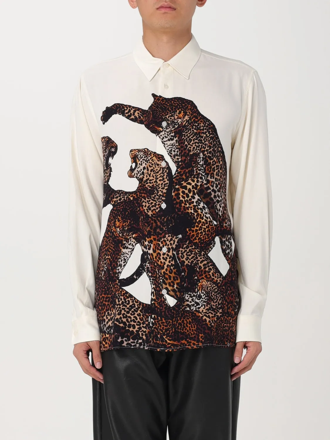 Camicia Just Cavalli in cotone con stampa