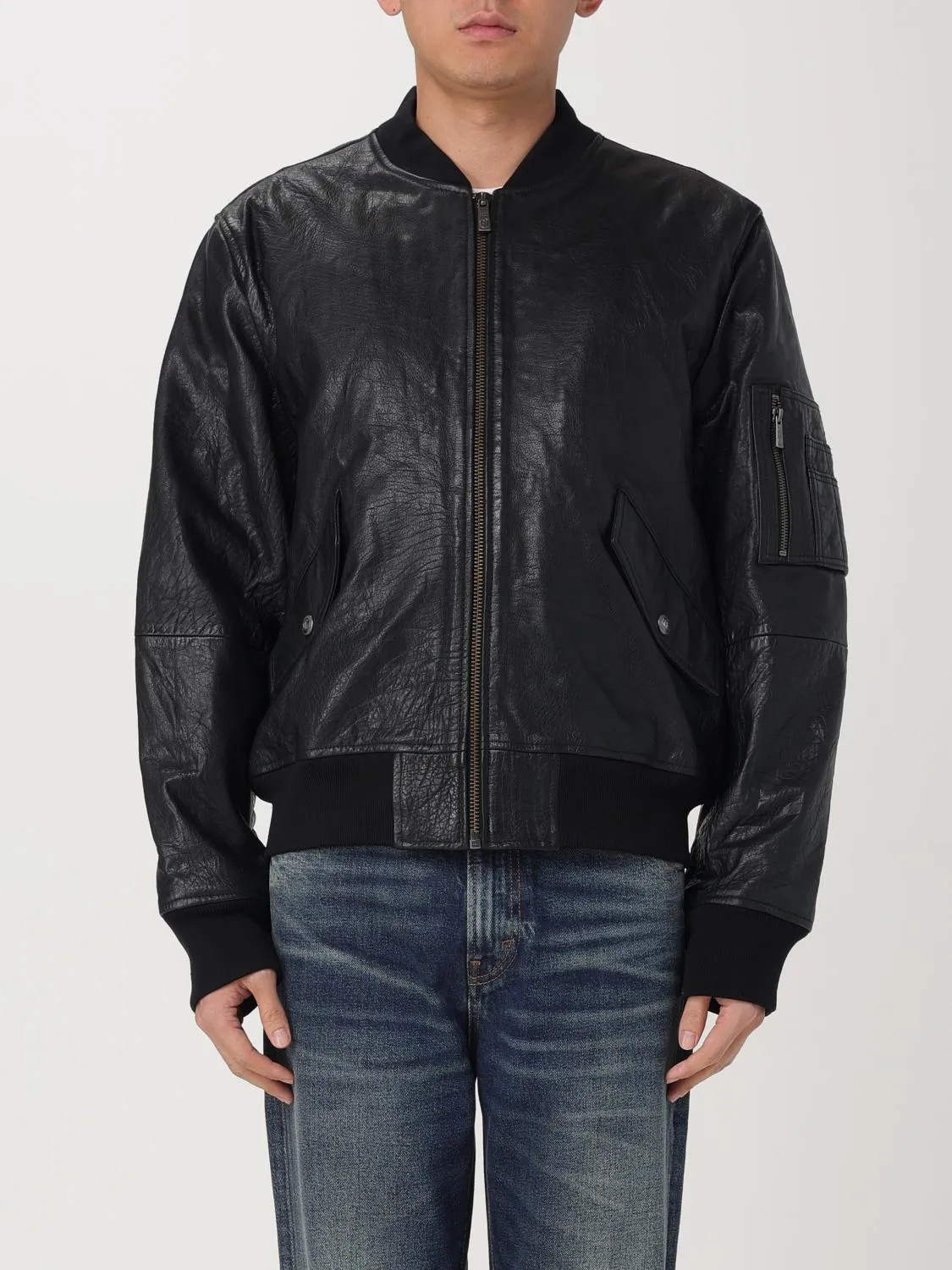 Giacca biker Just Cavalli in pelle