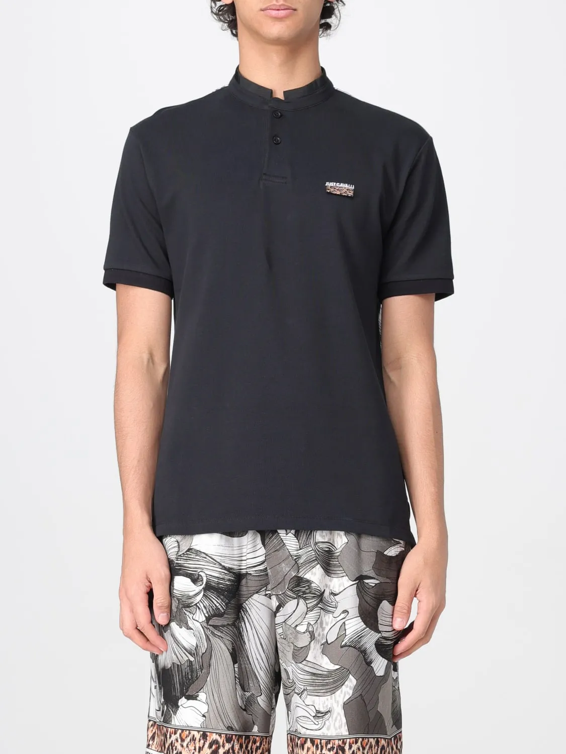 Polo in cotone stampata Just Cavalli