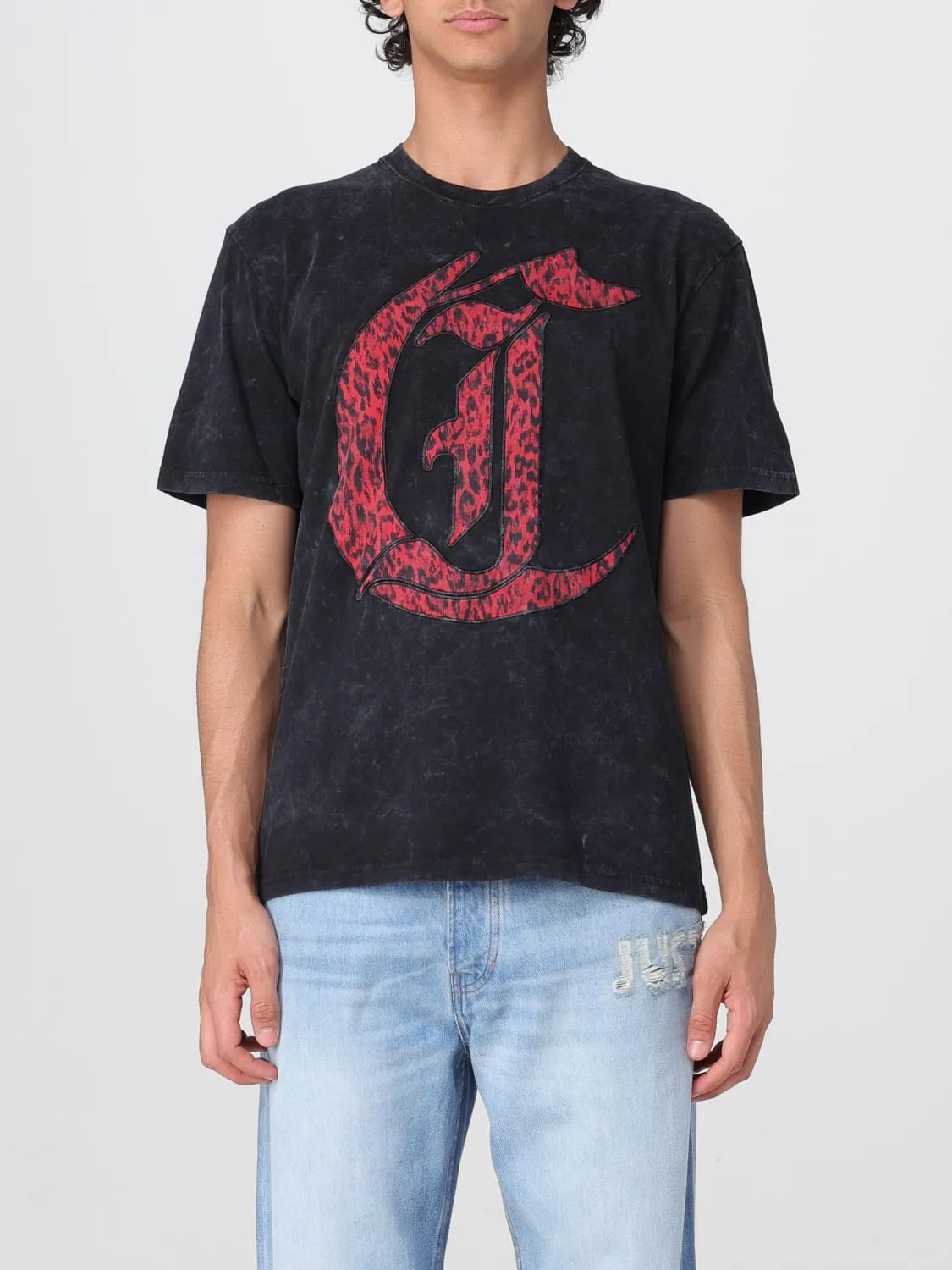 T-shirt con monogramma CJ Just Cavalli