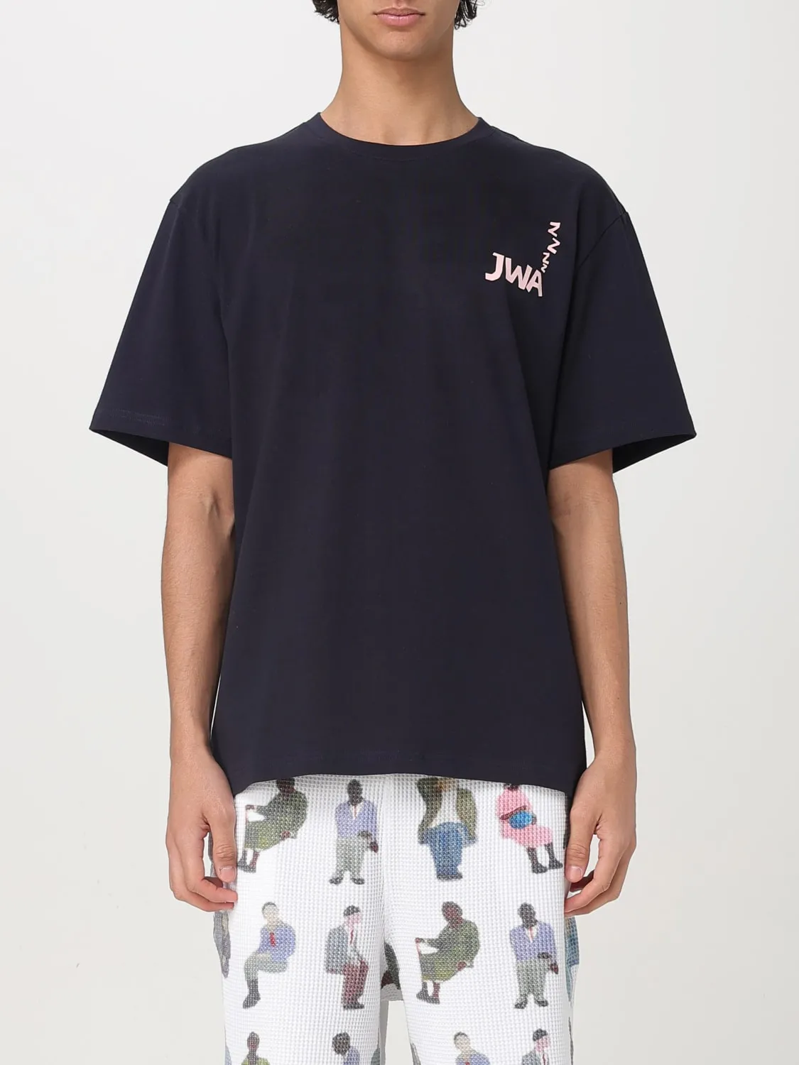 T-shirt JW Anderson in cotone con slogan