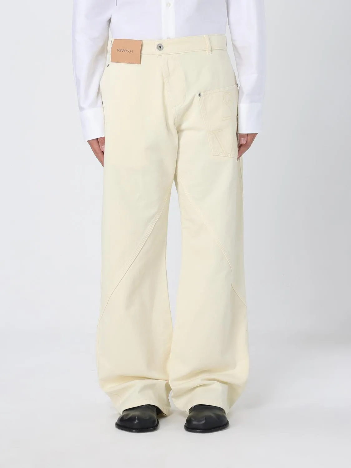 Pantalone JW Anderson in denim di cotone