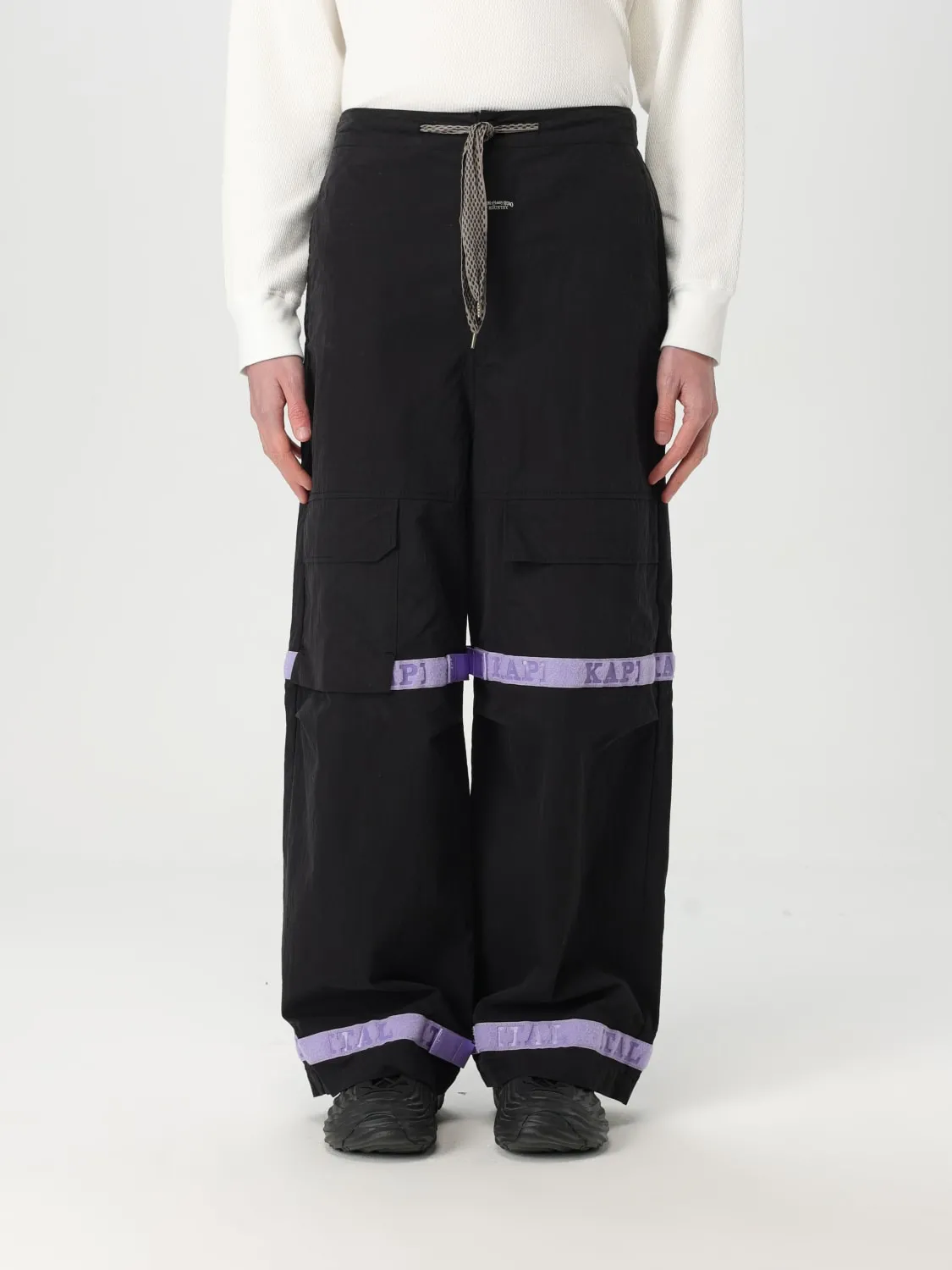 Pantalone cargo Kapital in misto cotone