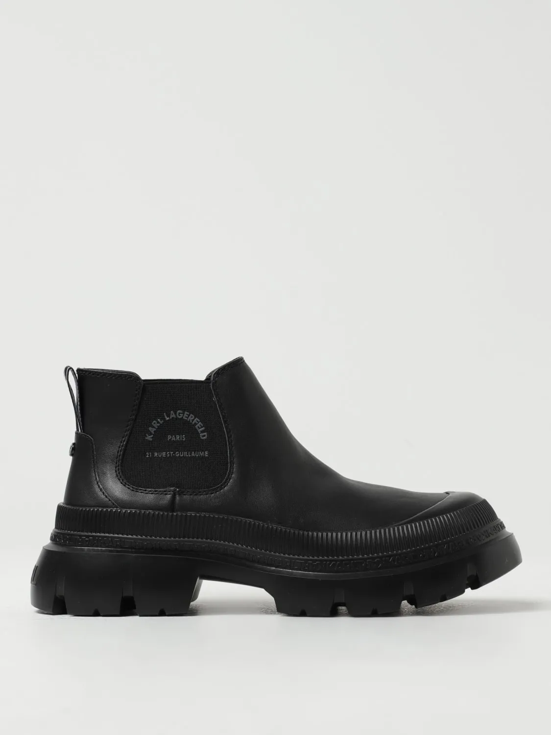 Stivaletto Trekka Max Karl Lagerfeld in pelle