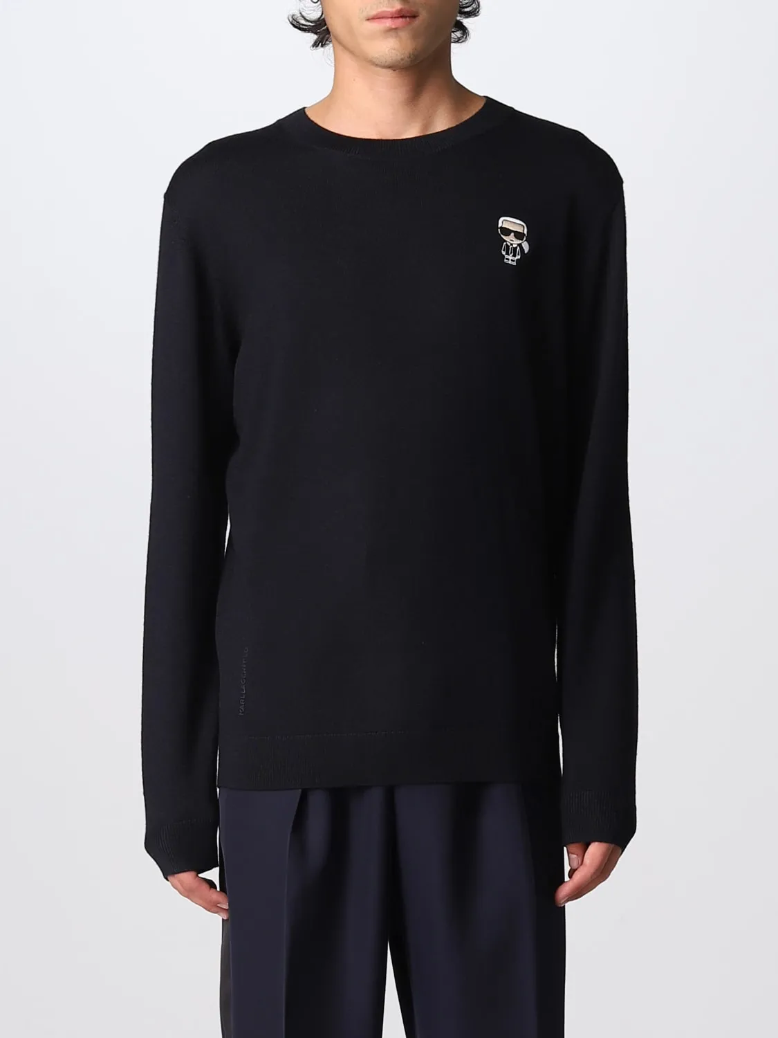 Maglia basic Karl Lagerfeld di lana