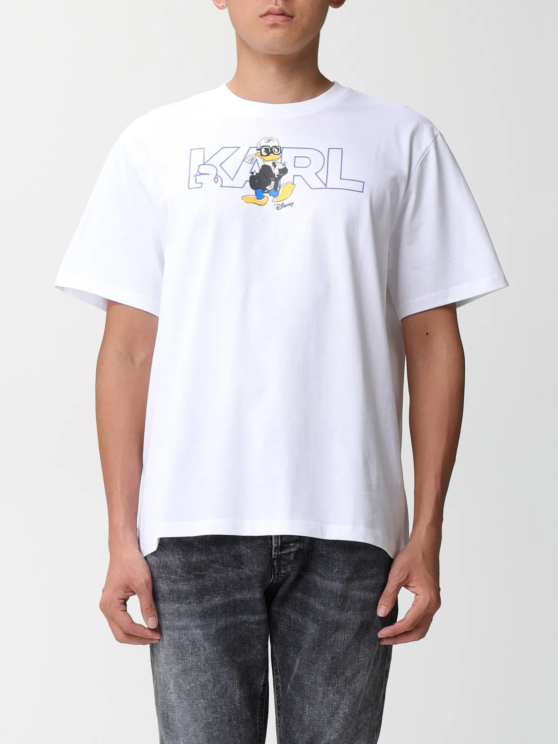 T-shirt Karl Lagerfeld con stampa Disney