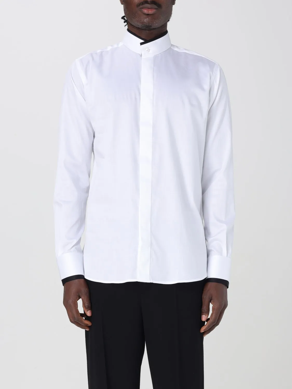 Camicia Karl Lagerfeld in cotone stretch
