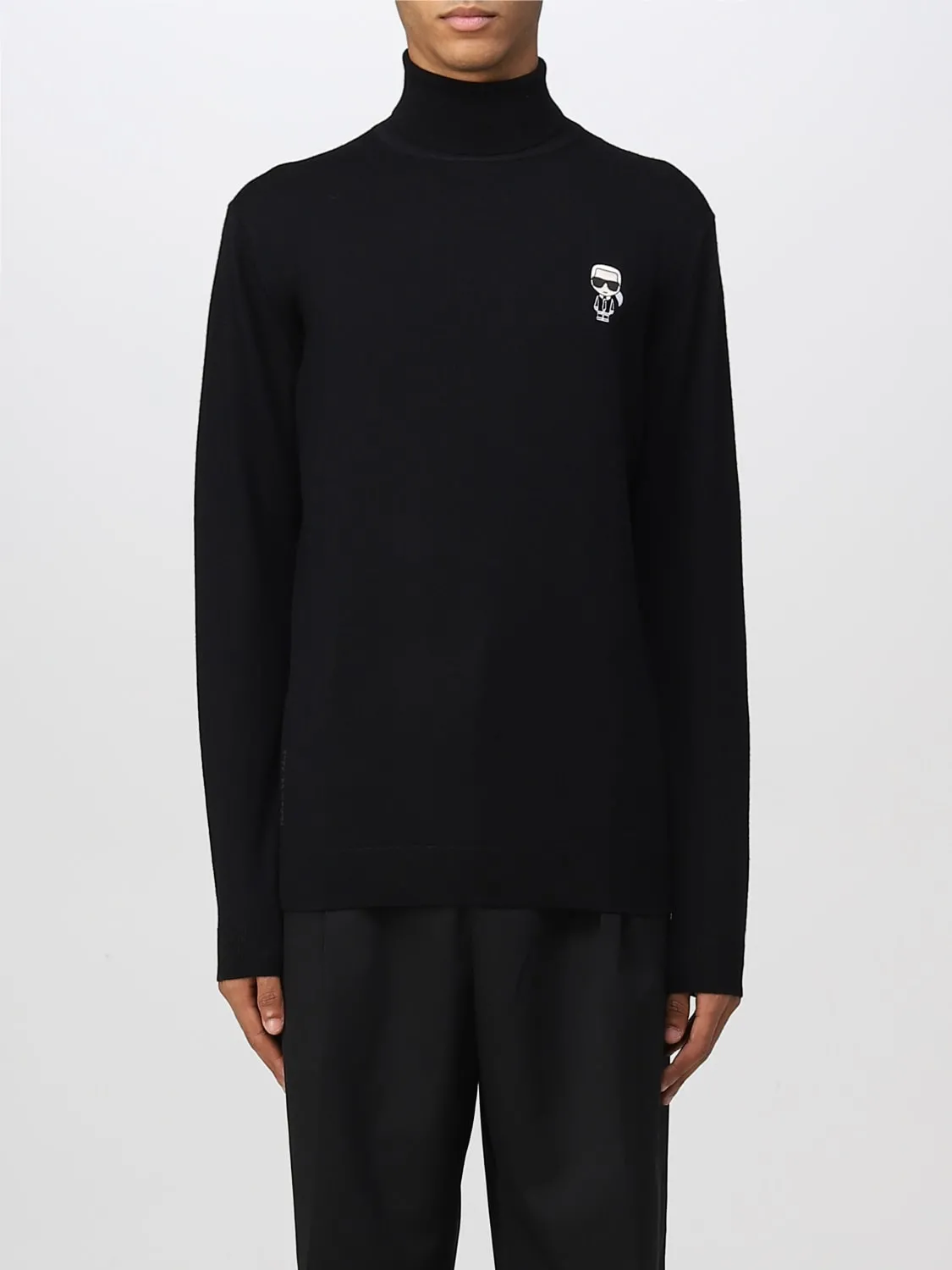 Maglia a dolcevita Karl Lagerfeld di lana