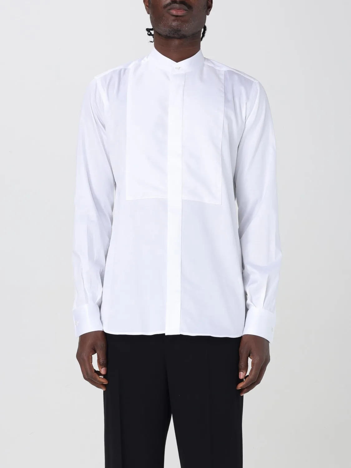 Camicia classica Karl Lagerfeld in cotone stretch