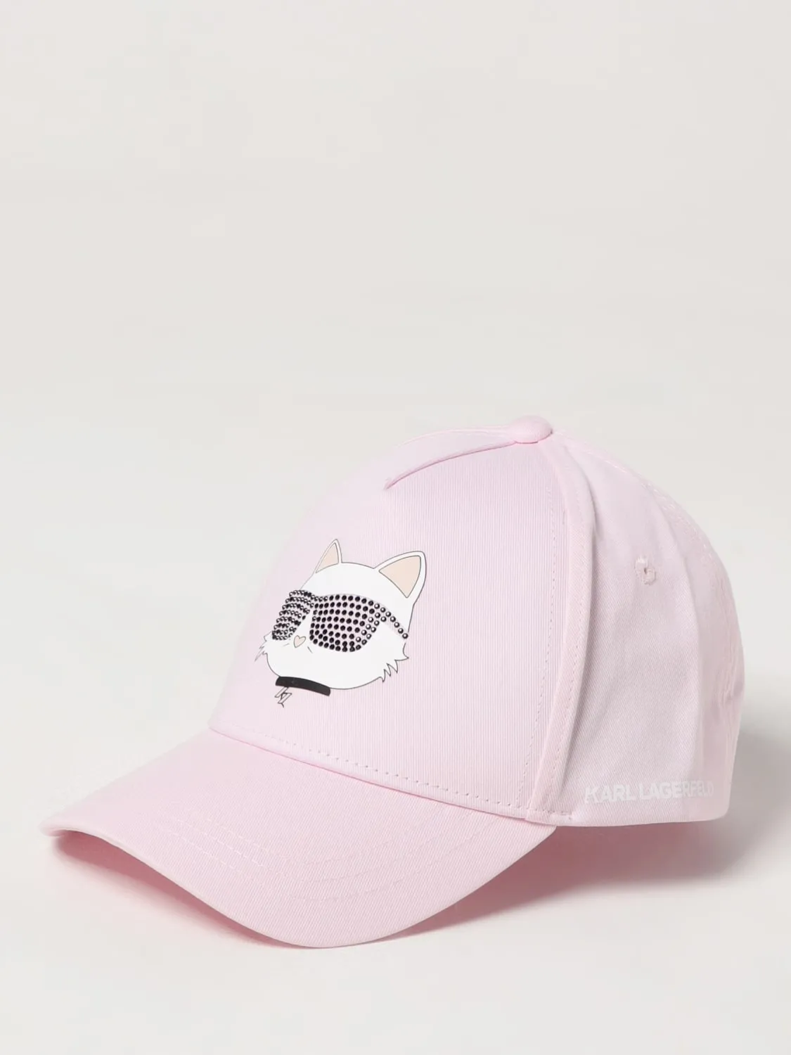 Cappello Choupette Karl Lagerfeld Kids in cotone con strass