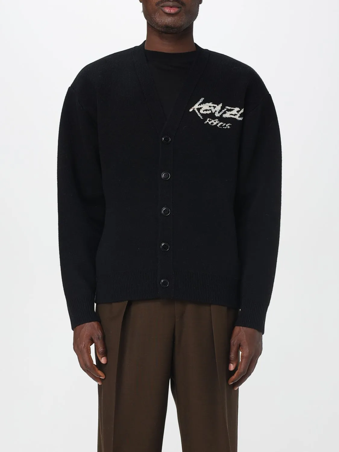 Cardigan Kenzo in misto lana