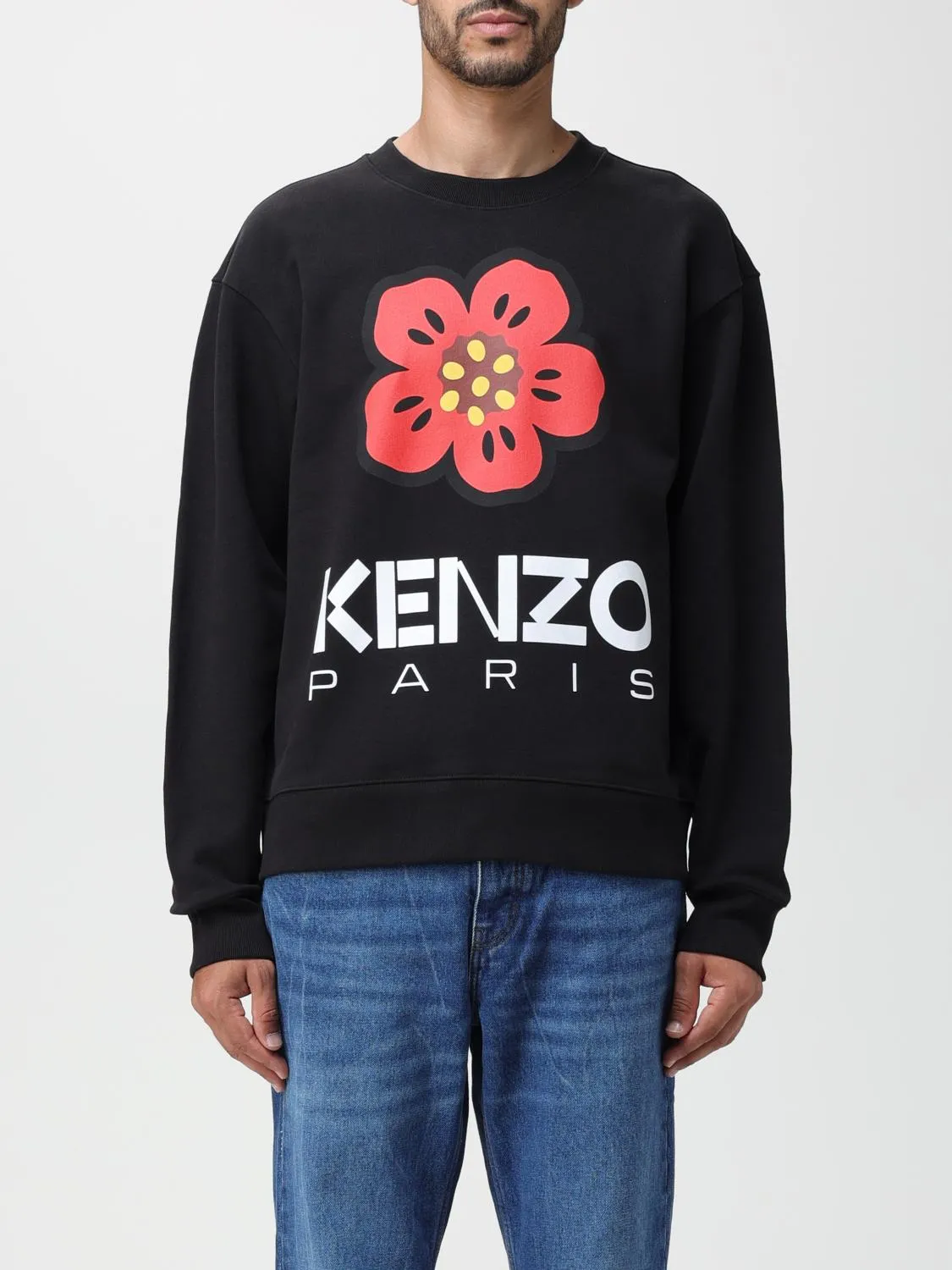 Felpa Boke Flower Kenzo in cotone