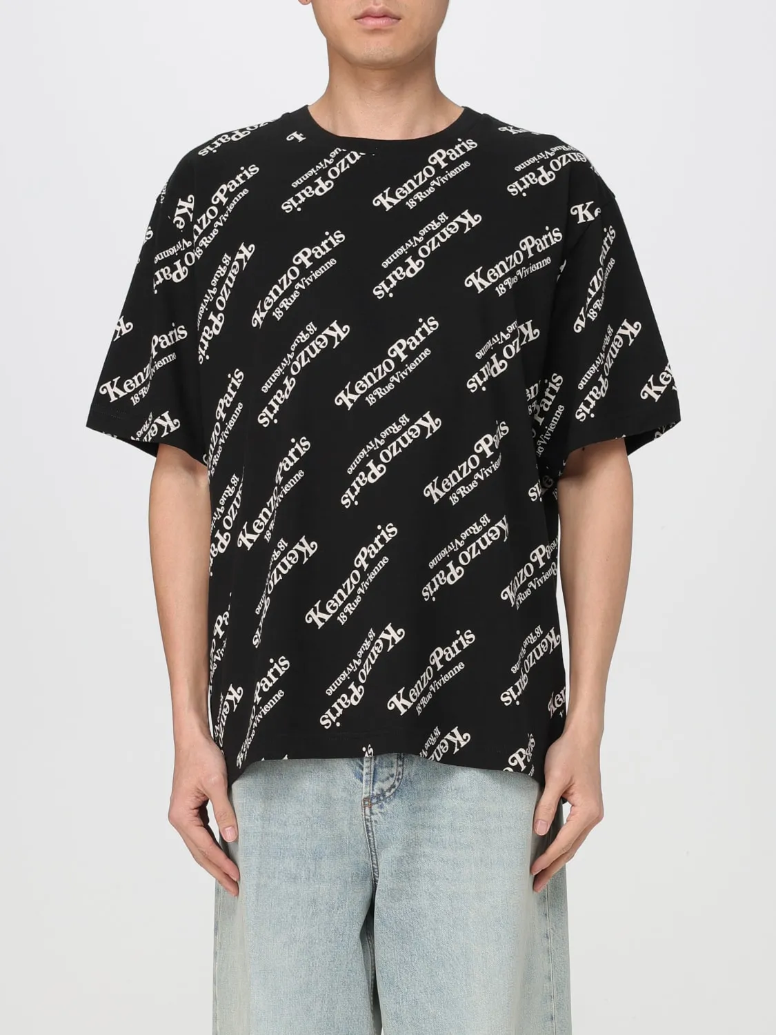 T-shirt Kenzo con logo all-over