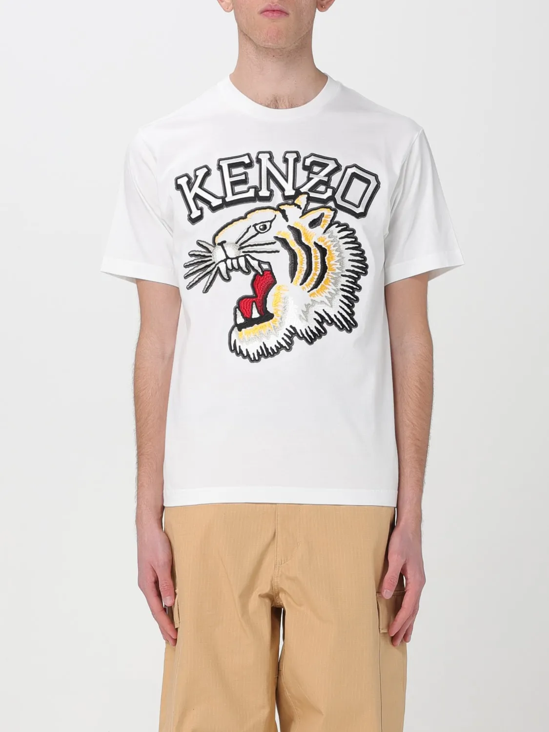 T-shirt Tiger Kenzo Paris in cotone
