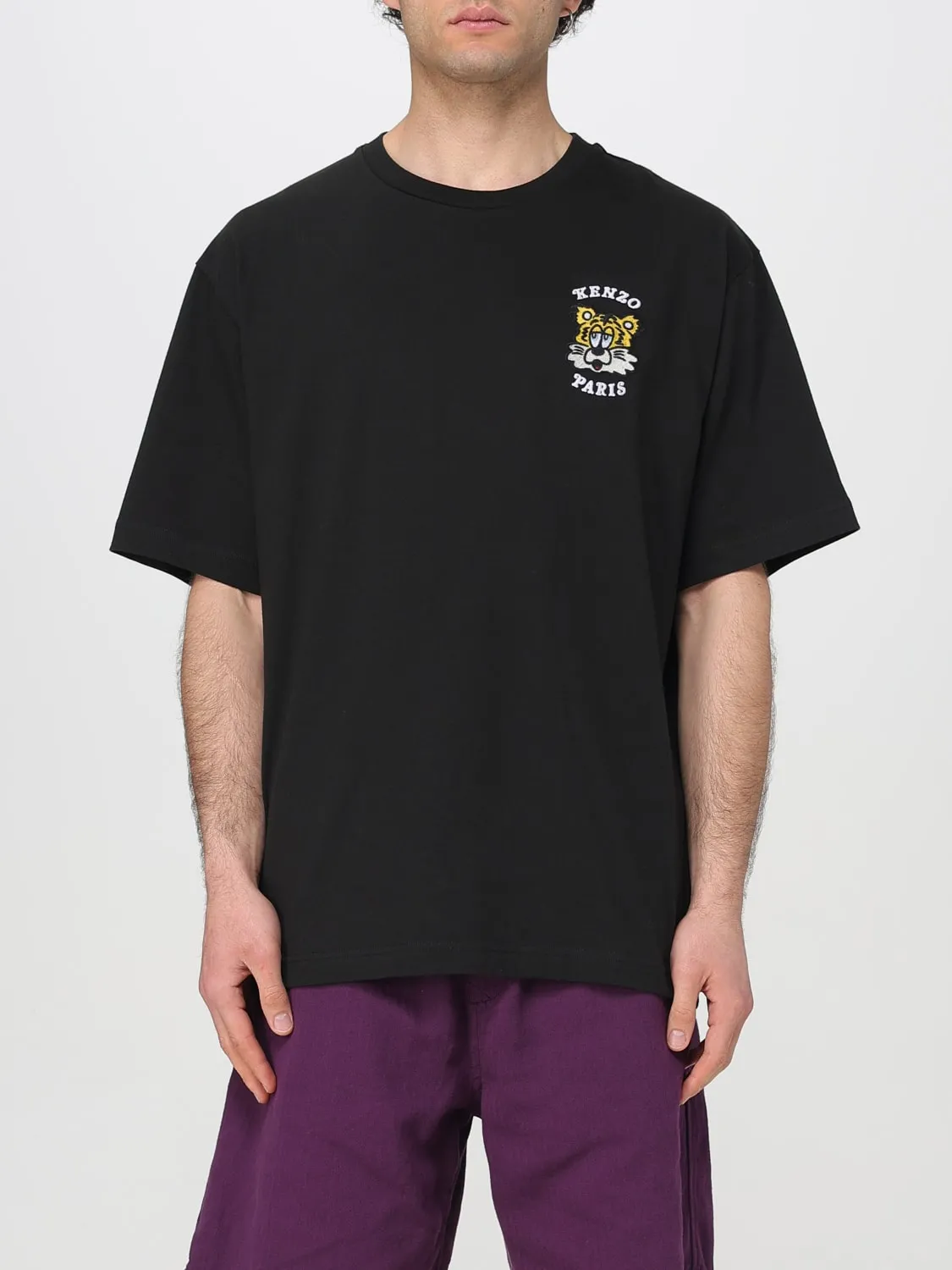 T-shirt Kenzo in cotone con Tiger Logo