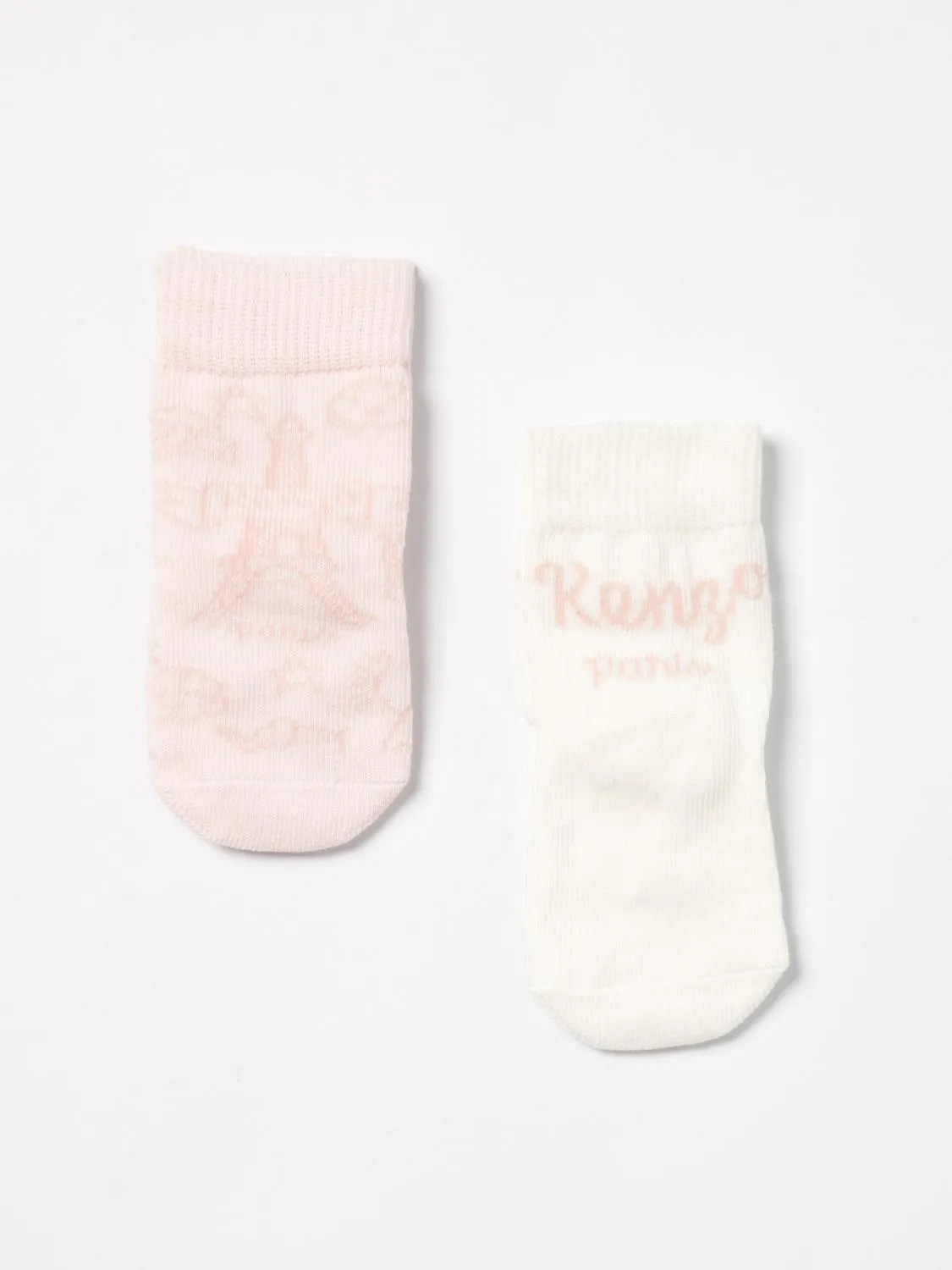 Set 2 paia di calze Kenzo Kids in cotone jacquard