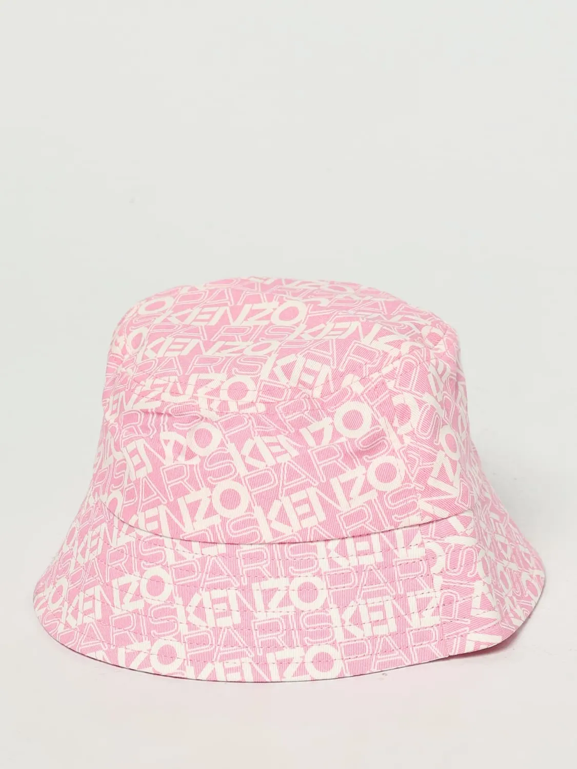 Cappello Kenzo Kids in cotone con logo all over