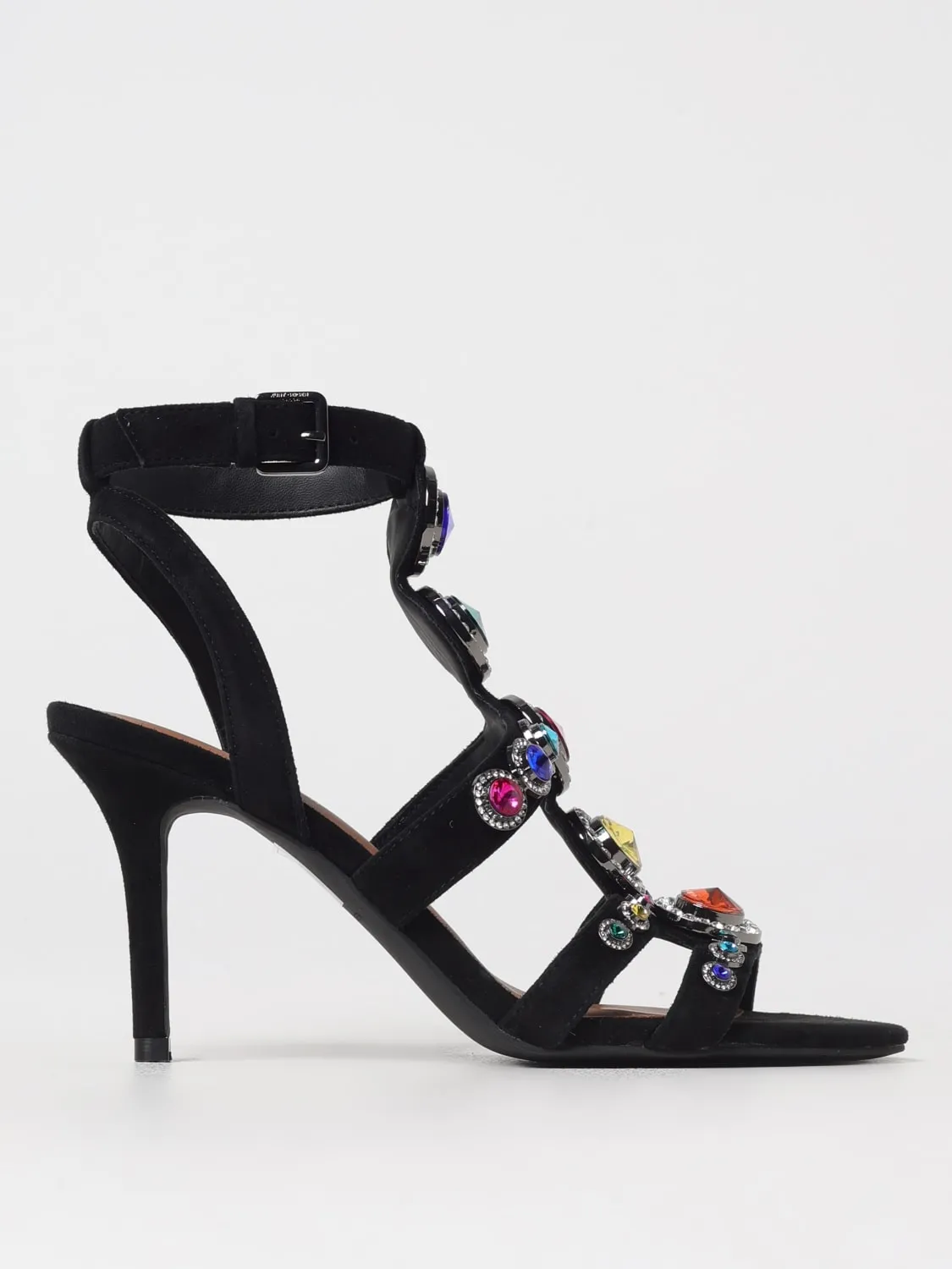 Sandalo Octavia Kurt Geiger London in camoscio con strass