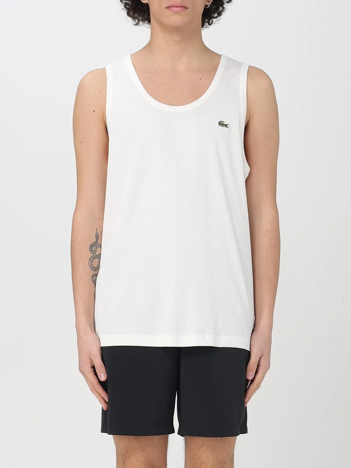 Canotta Lacoste in cotone stretch