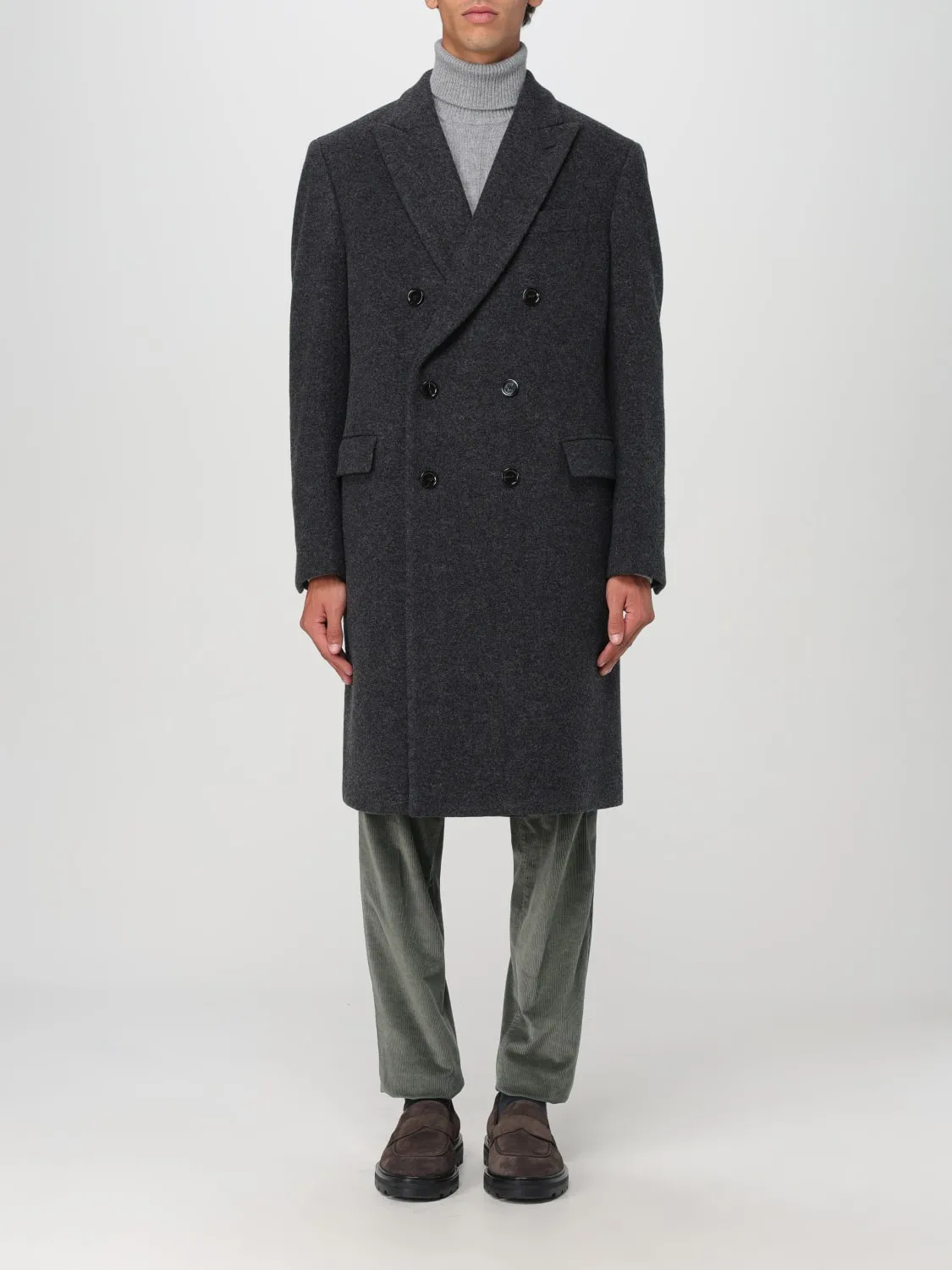 Cappotto a doppiopetto Lardini