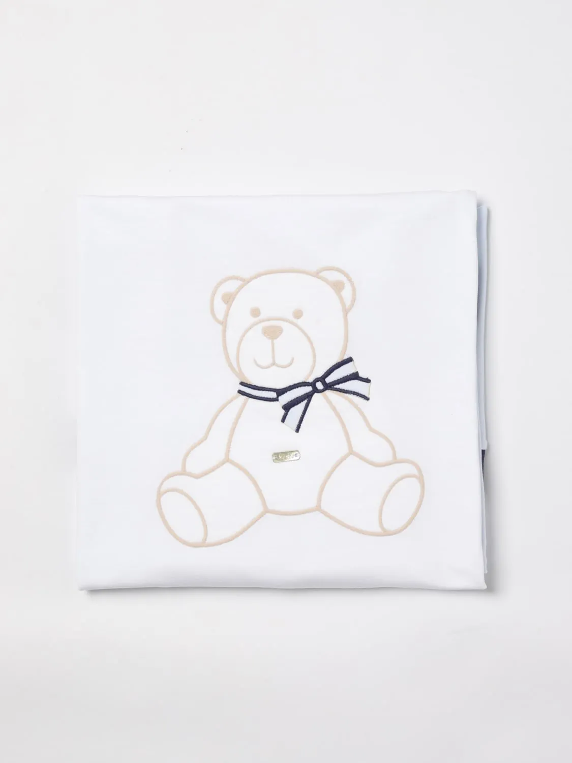 Copertina in cotone con orso Le Bebe'