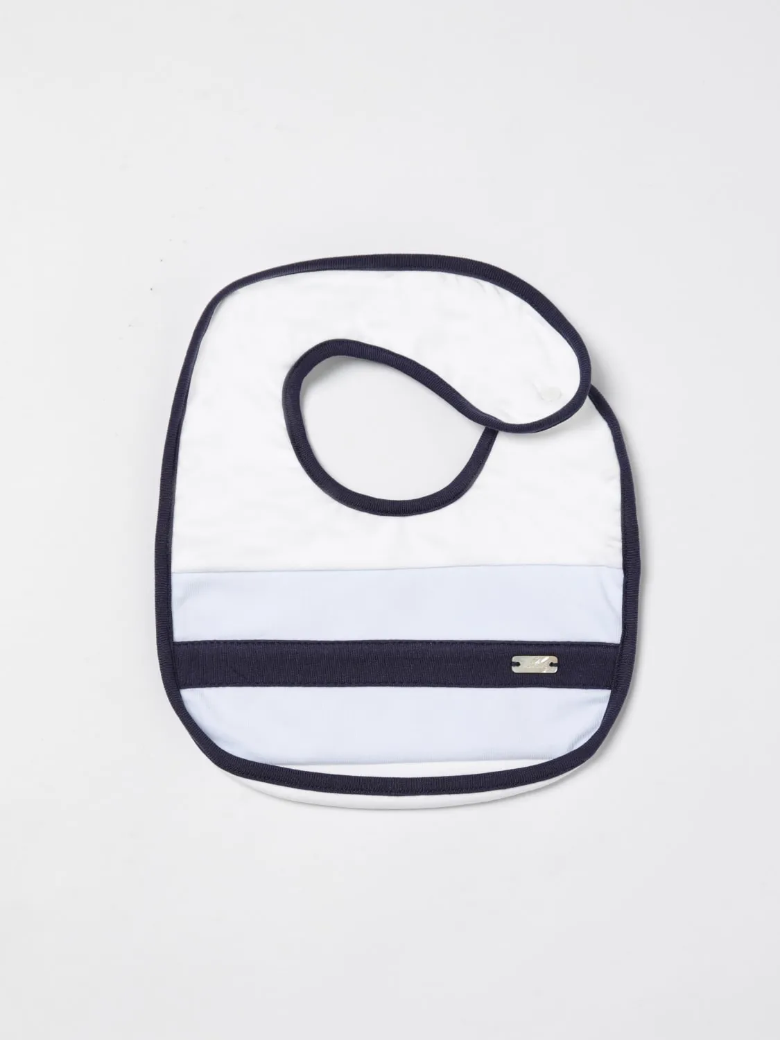 Bavaglino in cotone con logo Le Bebe'